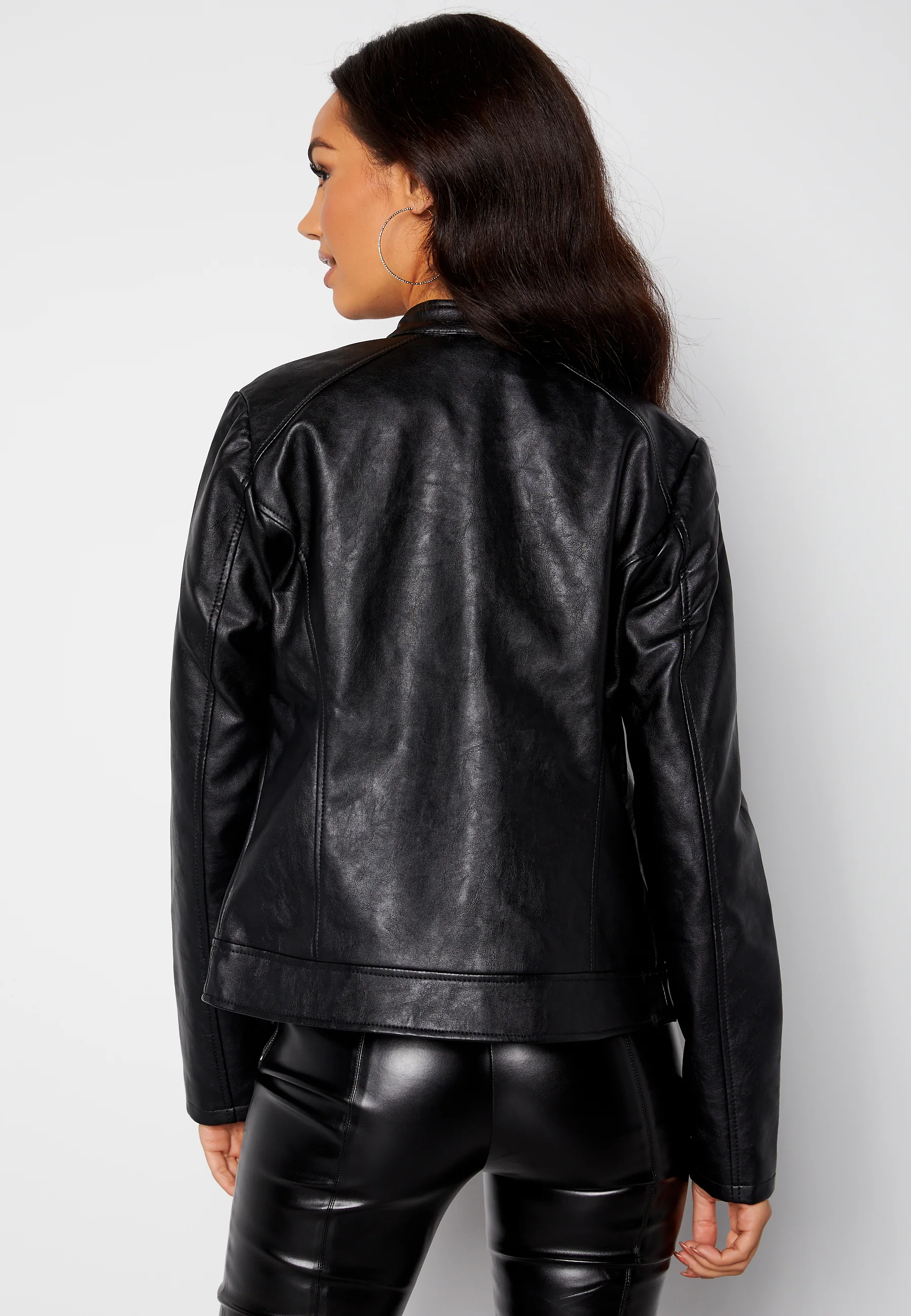 Emily Faux Leather Jacket - Image 3