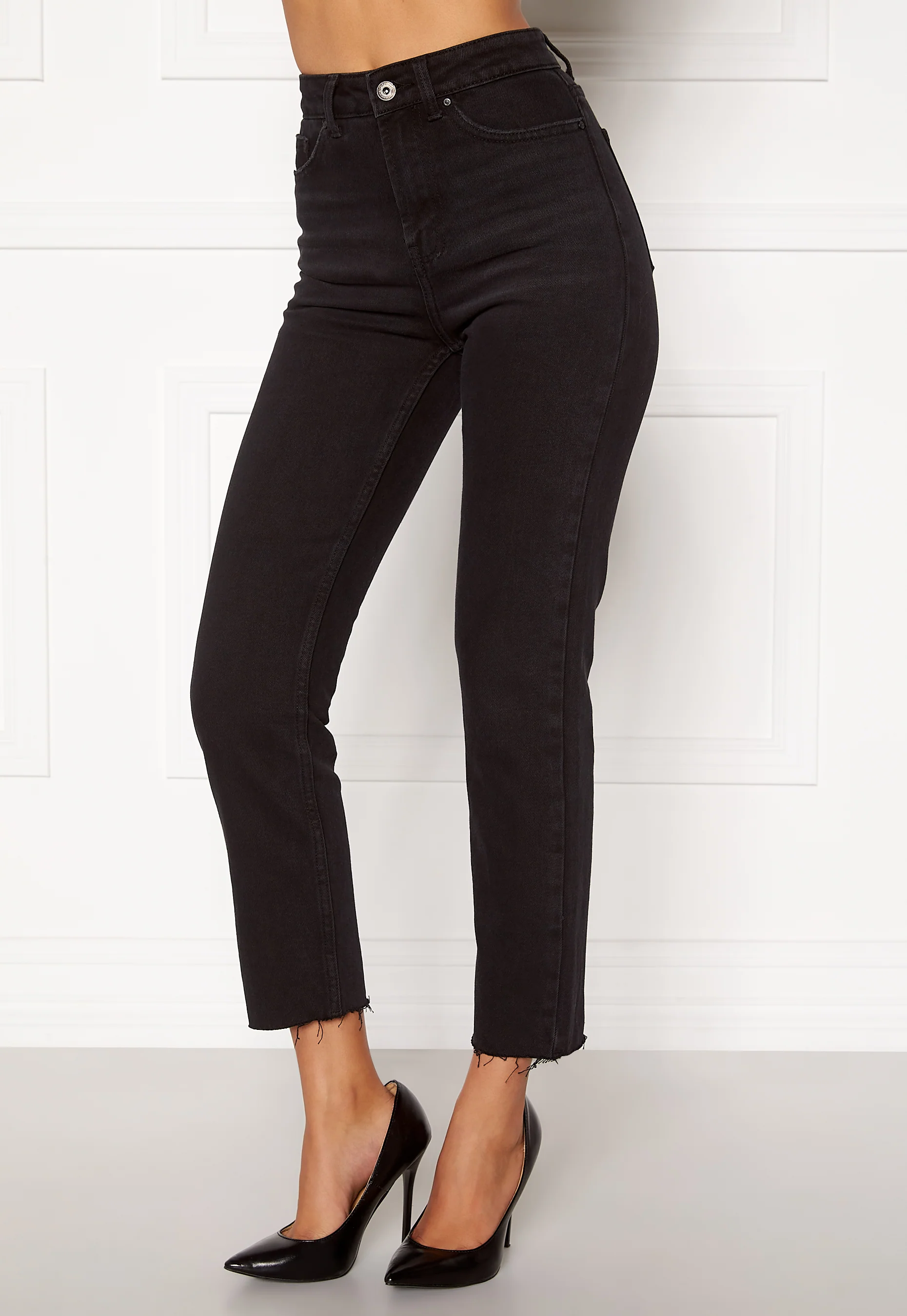 Emily HW Raw Ank Jeans - Image 4