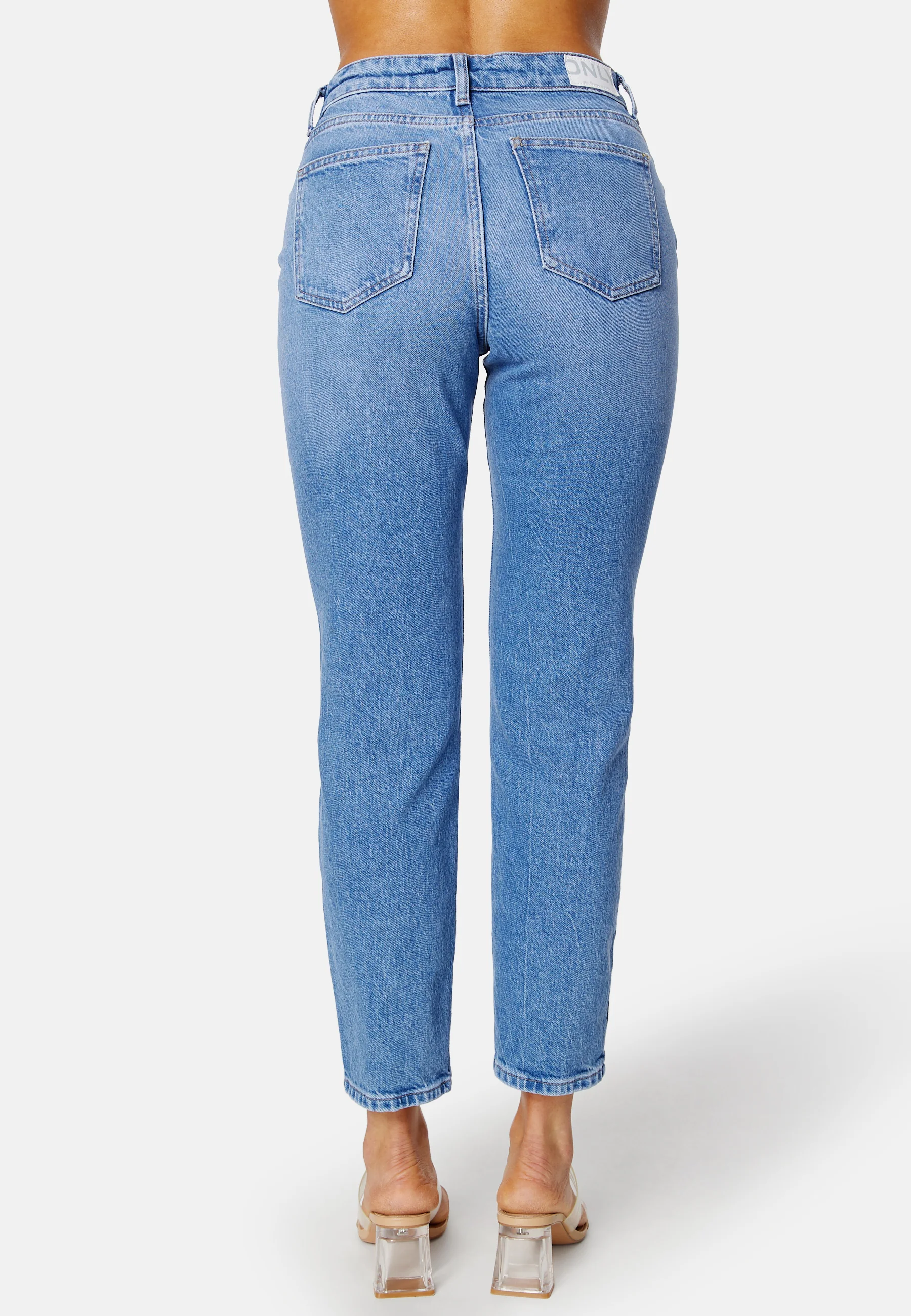 Emily HW Straight Ankle Jeans - Image 2