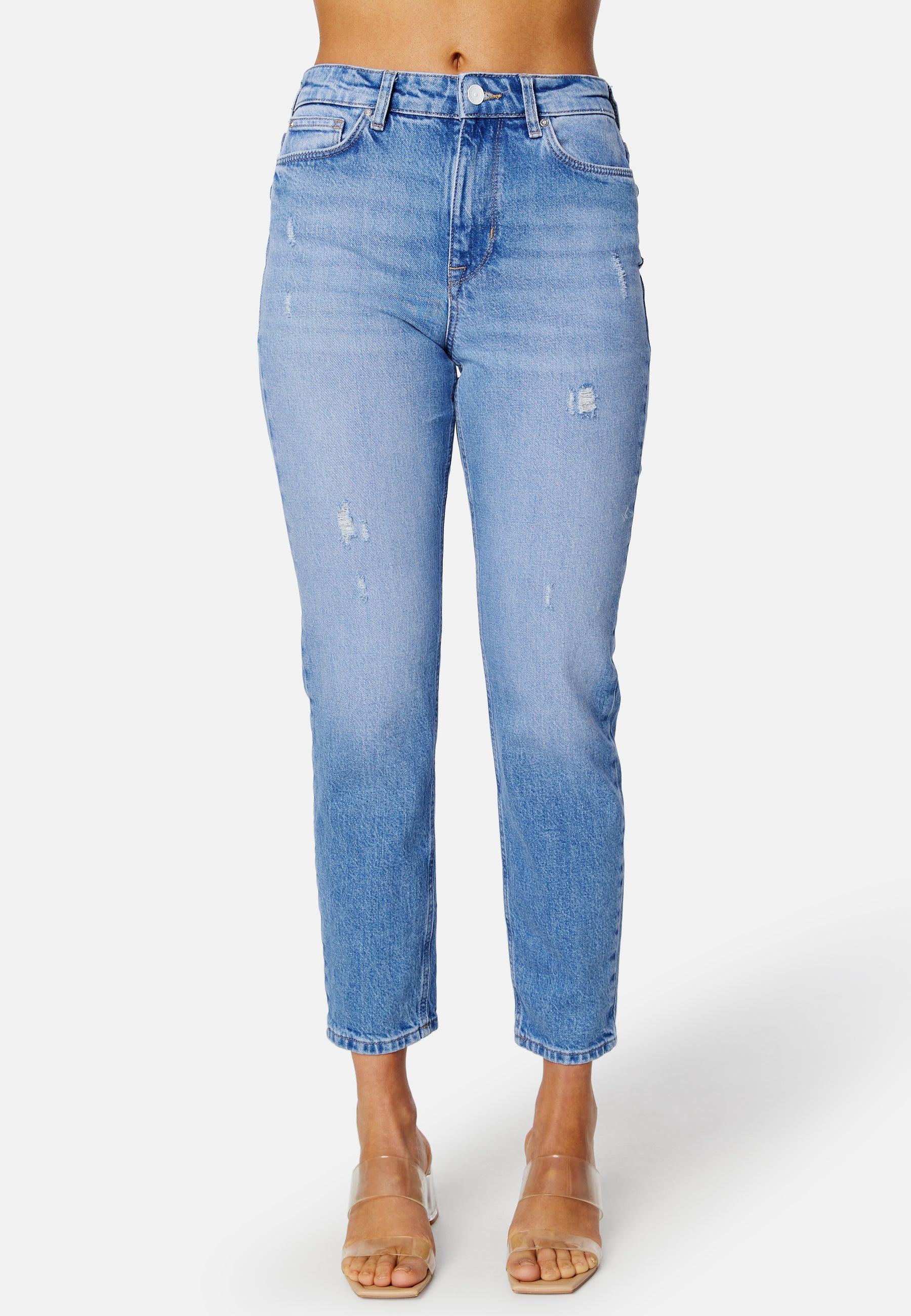 Emily HW Straight Ankle Jeans - Image 3