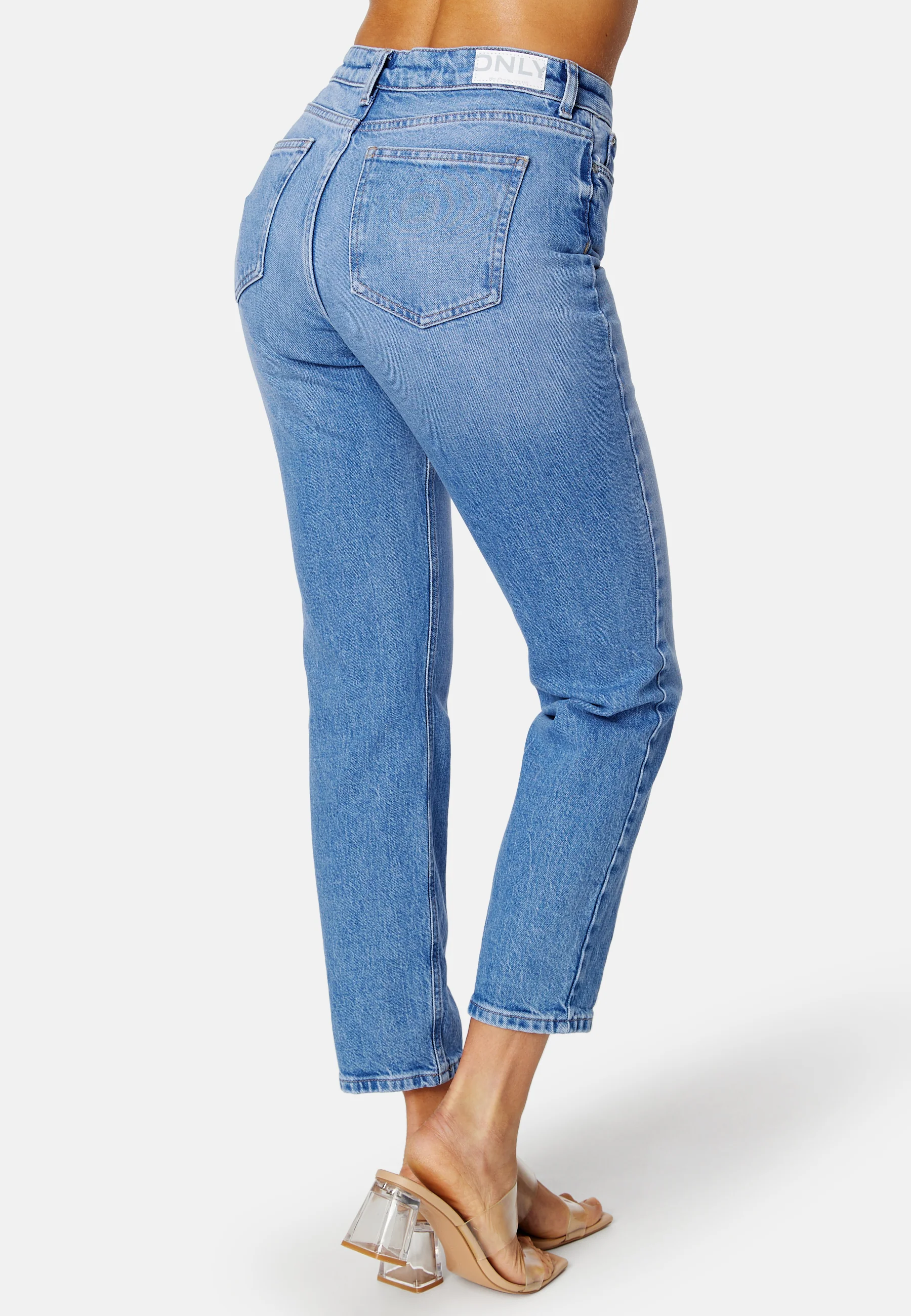Emily HW Straight Ankle Jeans - Image 5