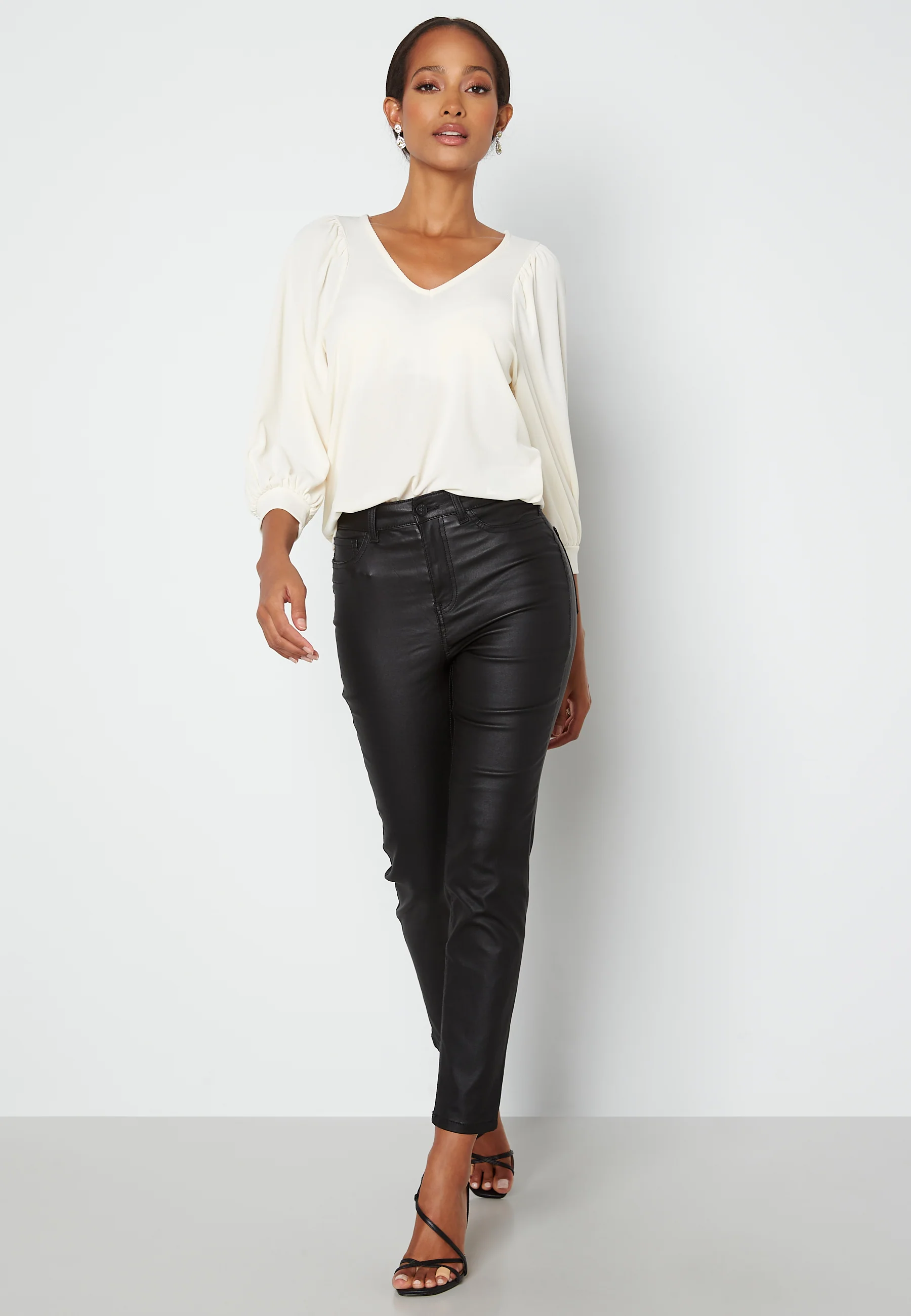 Emily-Nya HW Coated Ankle Pant - Image 2