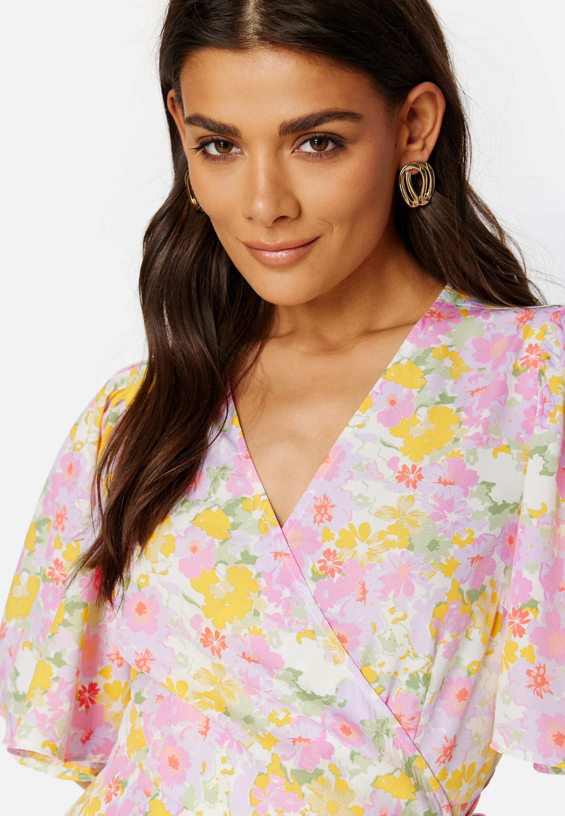 Emma Henna Long Wrap Dress - Image 4