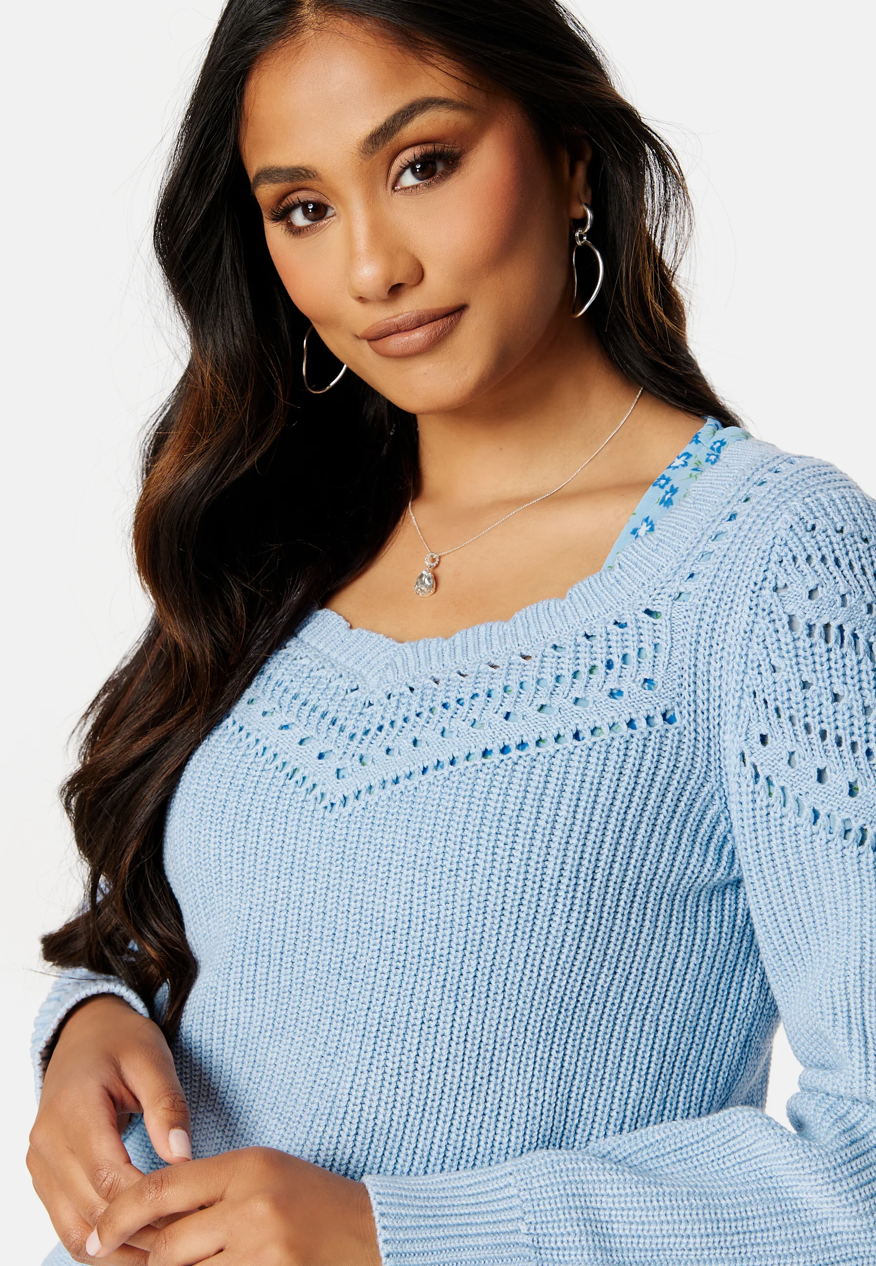 Emmy Sweetheart L/S Knit Top - Image 4