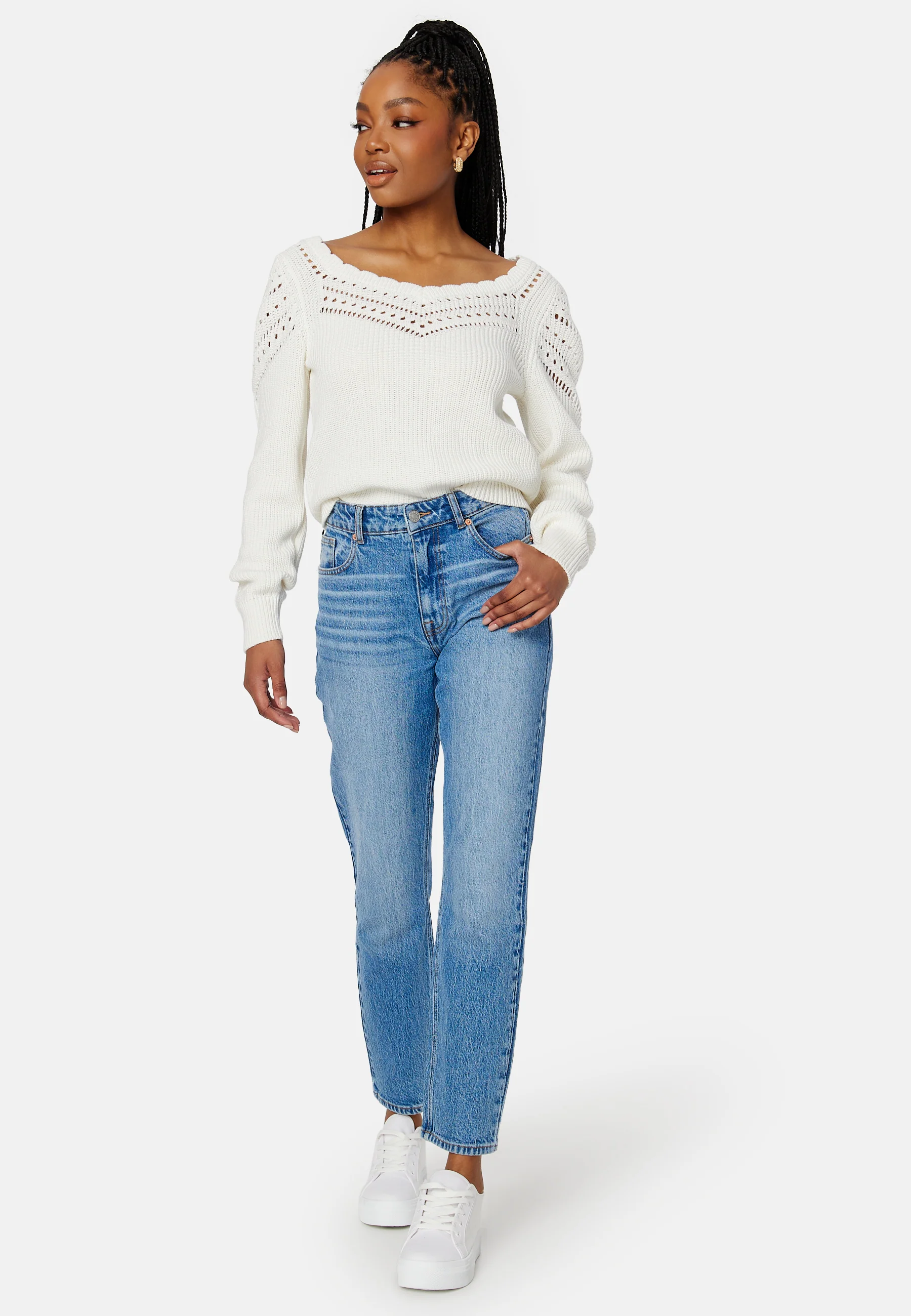 Emmy Sweetheart L/S Knit Top - Image 2