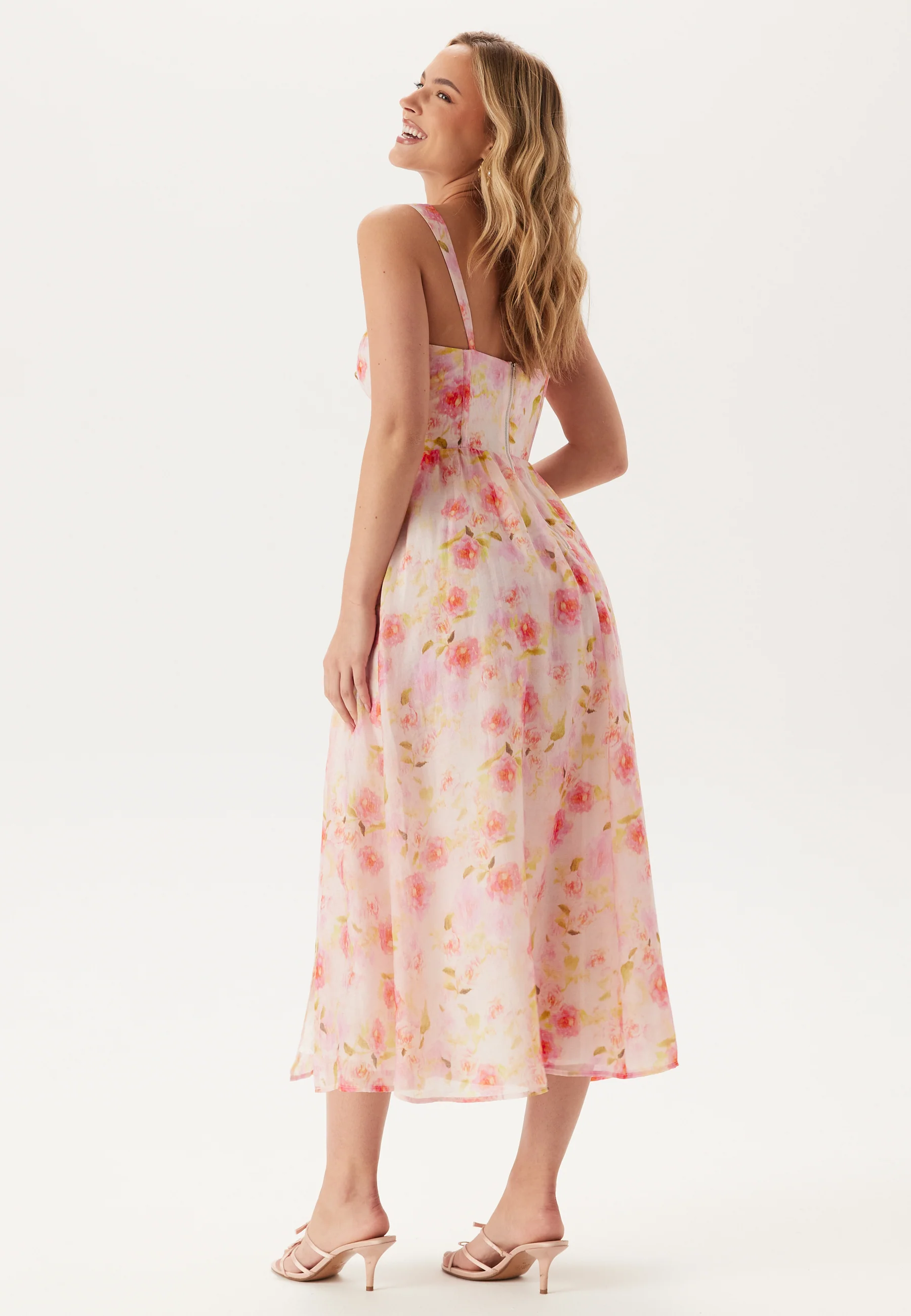 Esra Printed Midi Dress - Image 2