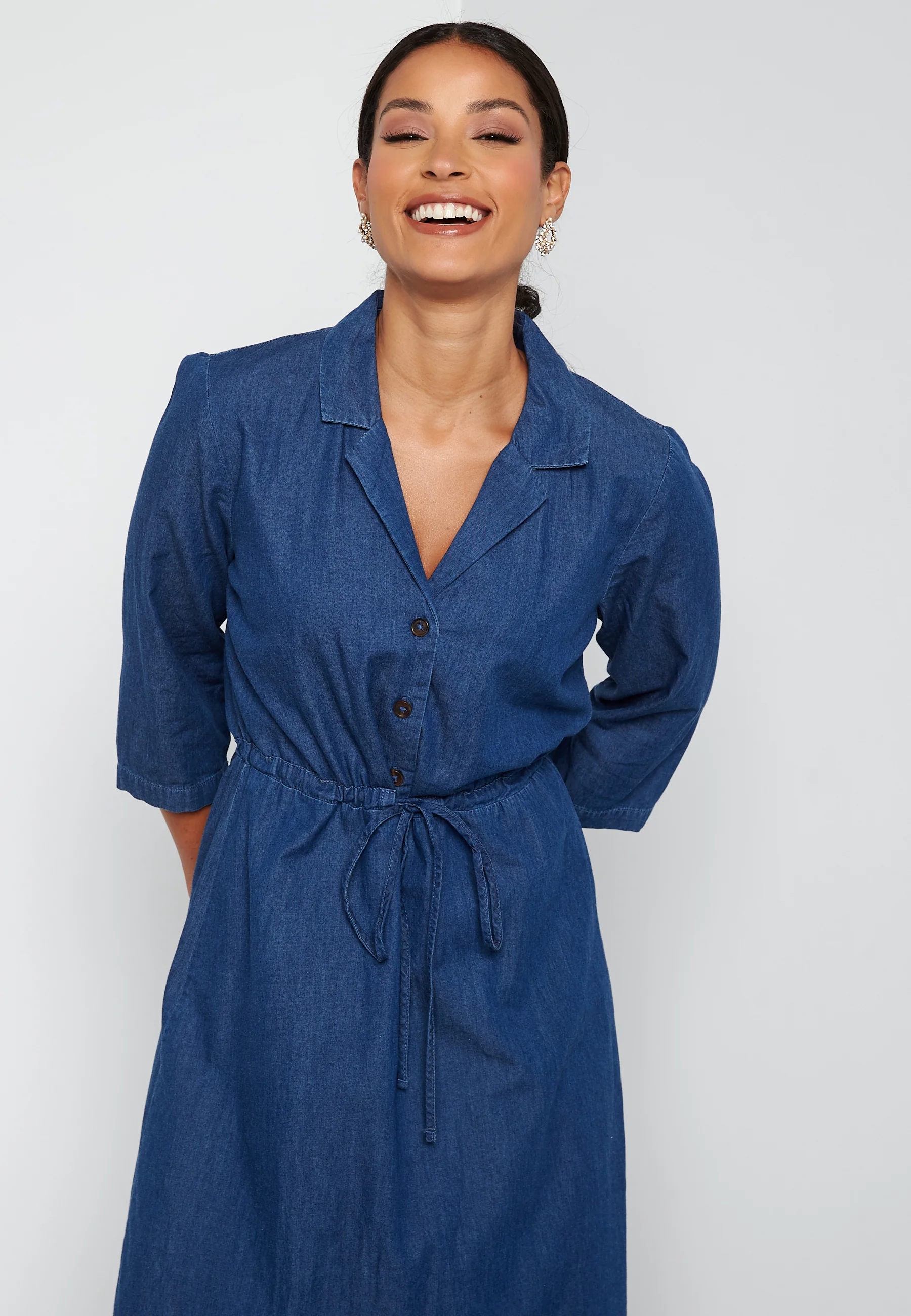 Esran 3/4 Mid Calf Dress - Image 2