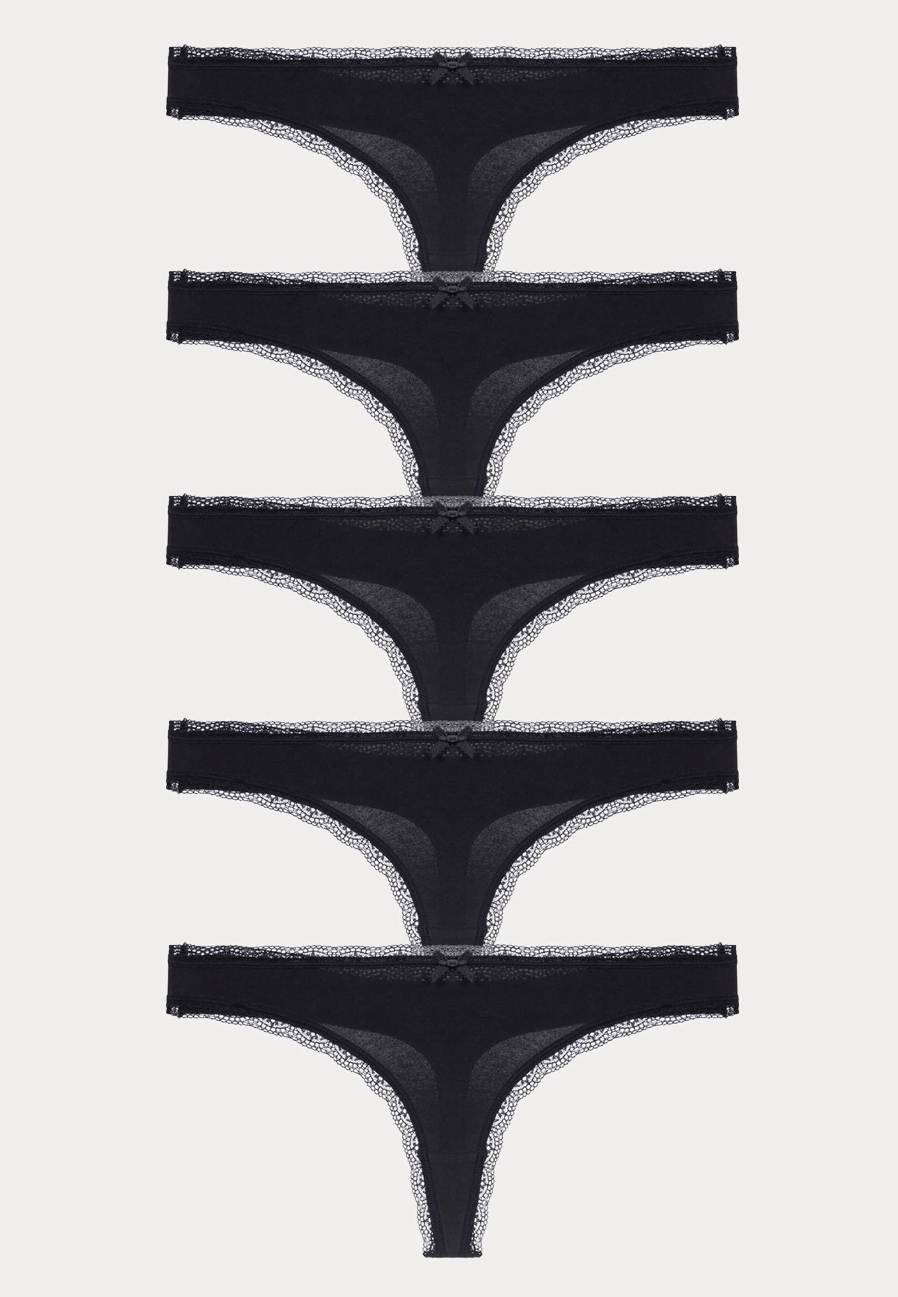 Essential Cotton Thong 5-pack - Image 3