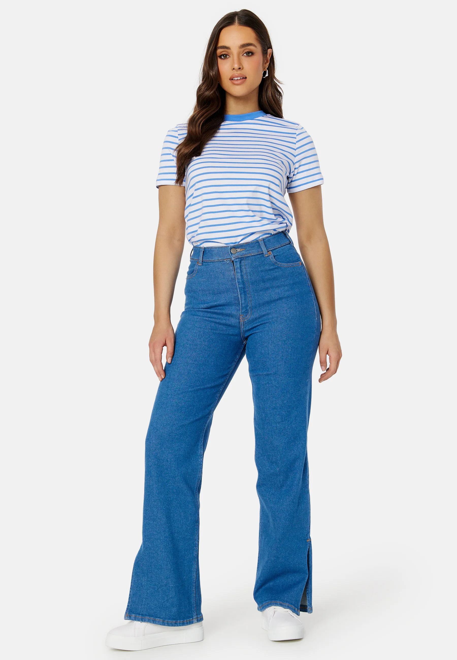 Essential SS Stripe O-Neck Tee - Image 3