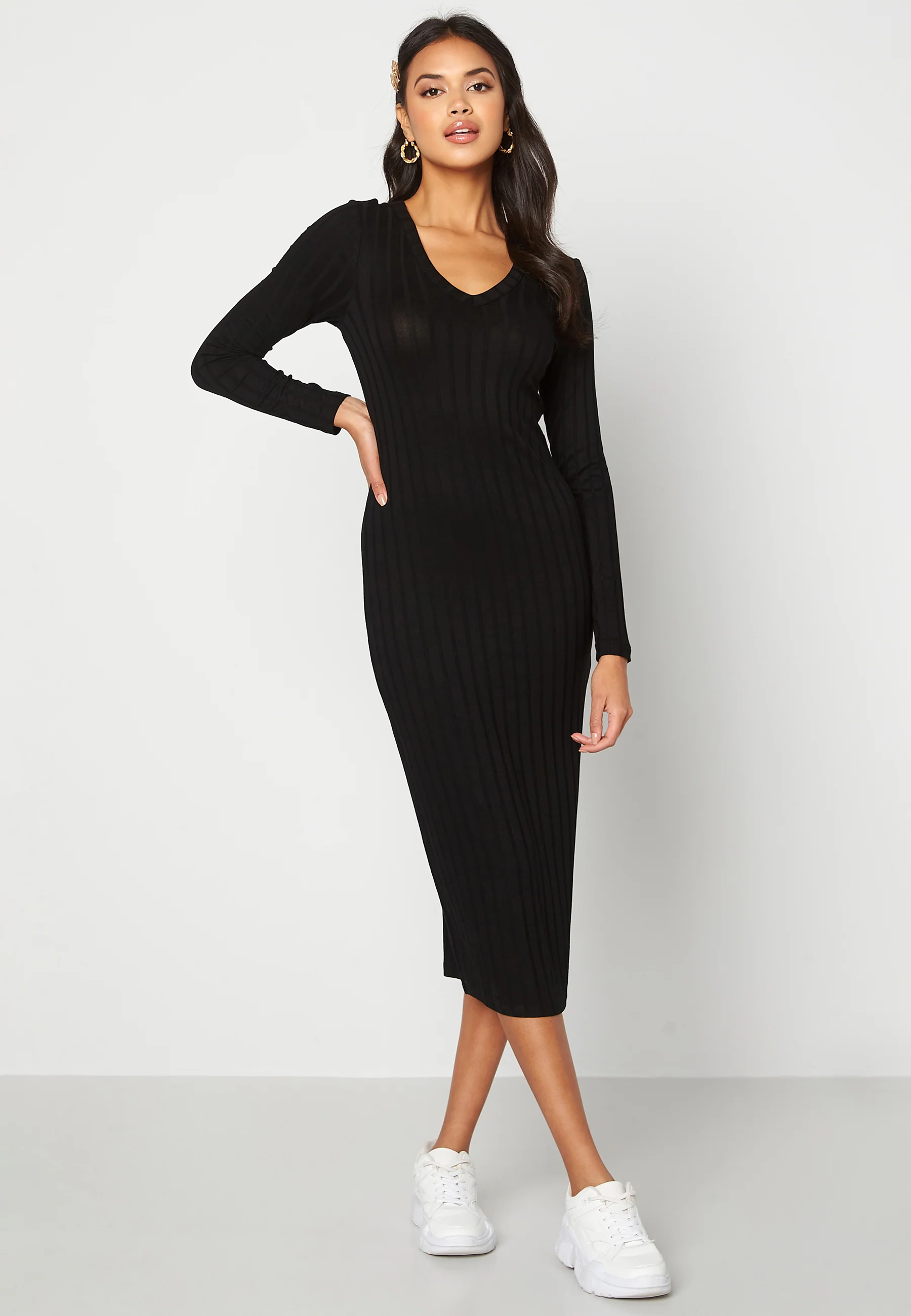 Estella rib mid dress