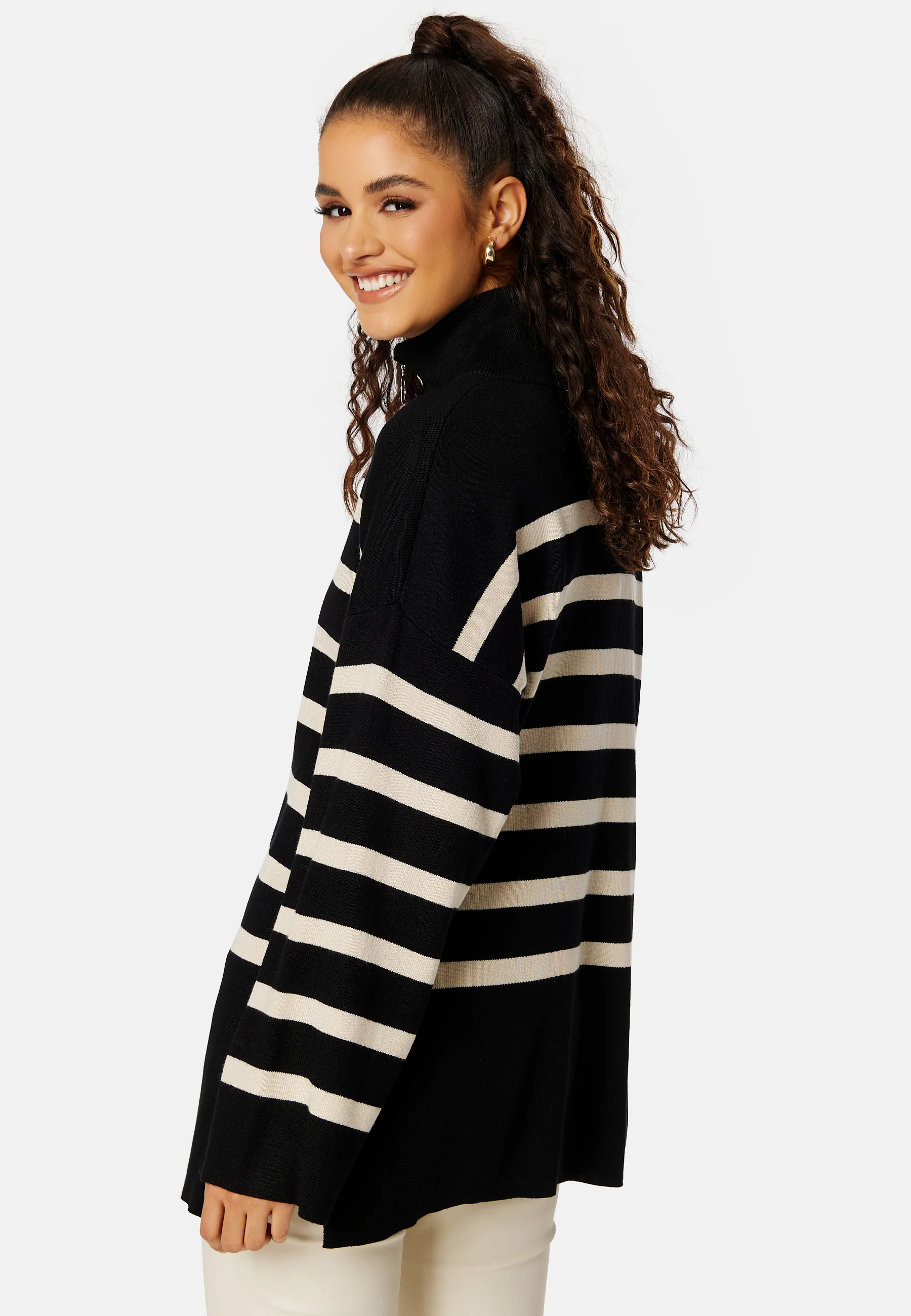 Ester L/S Knit Zip Pullover - Image 3