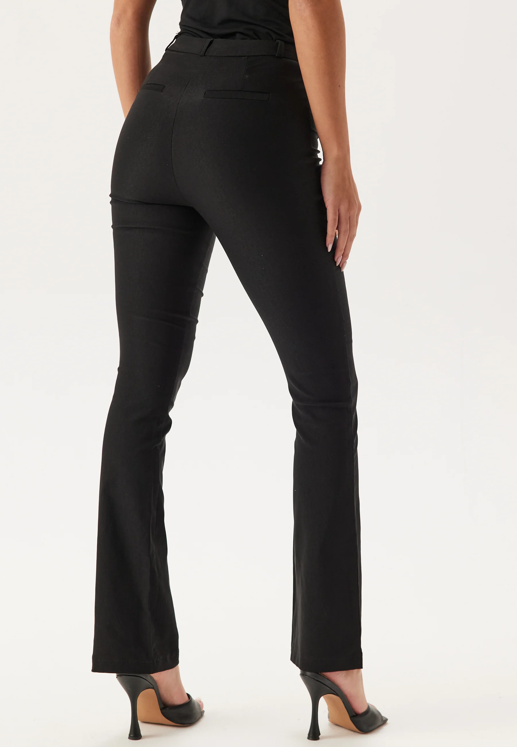 Everly High Waist Stretchy Bootcut Trousers - Image 2