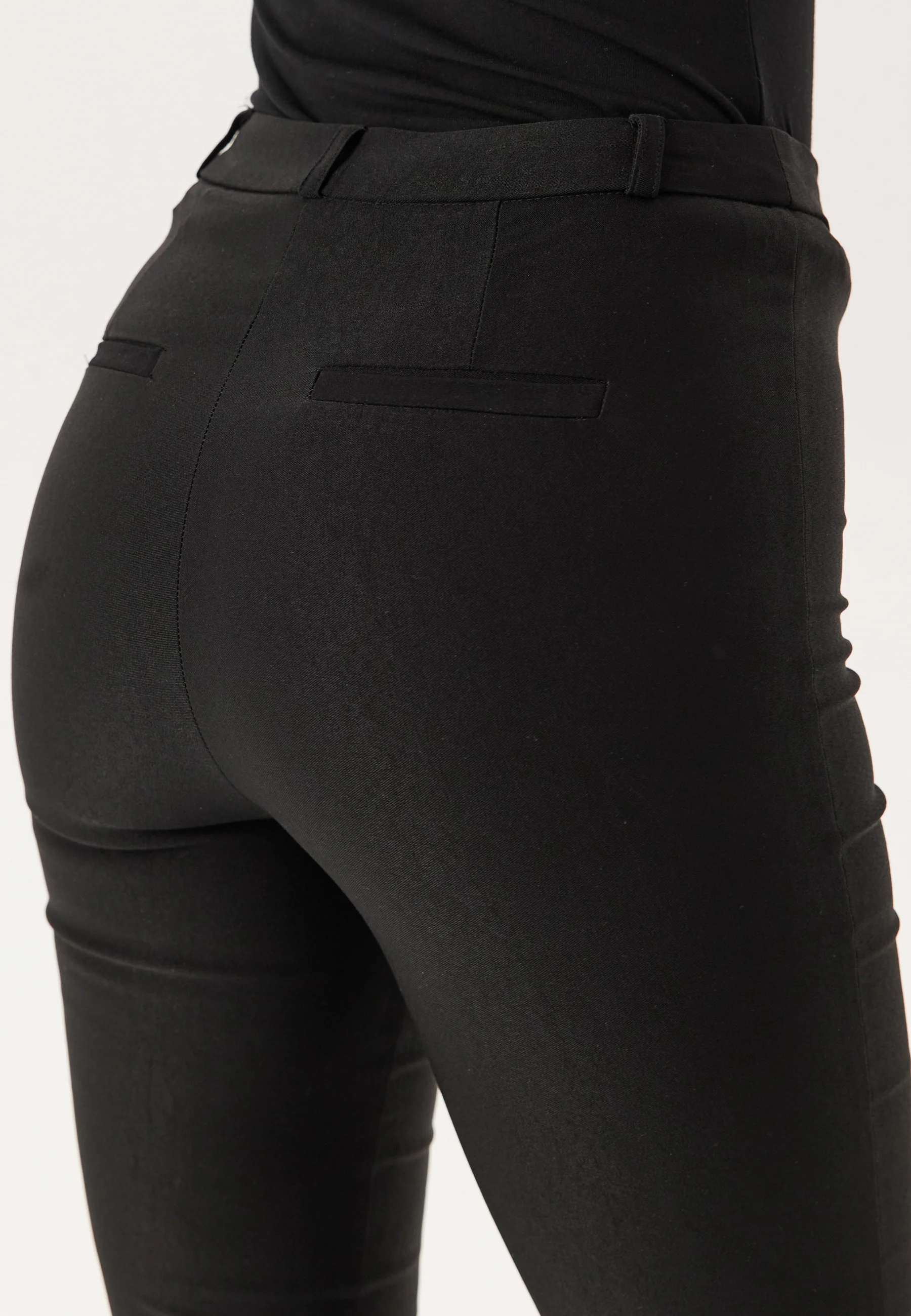 Everly High Waist Stretchy Bootcut Trousers - Image 4