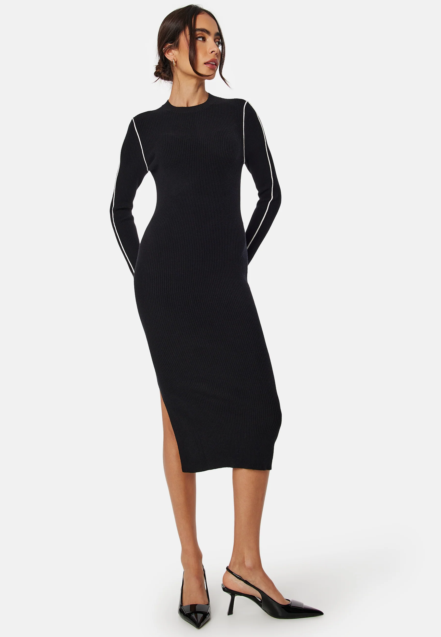 Falke Slim Piping Knit Dress - Image 2