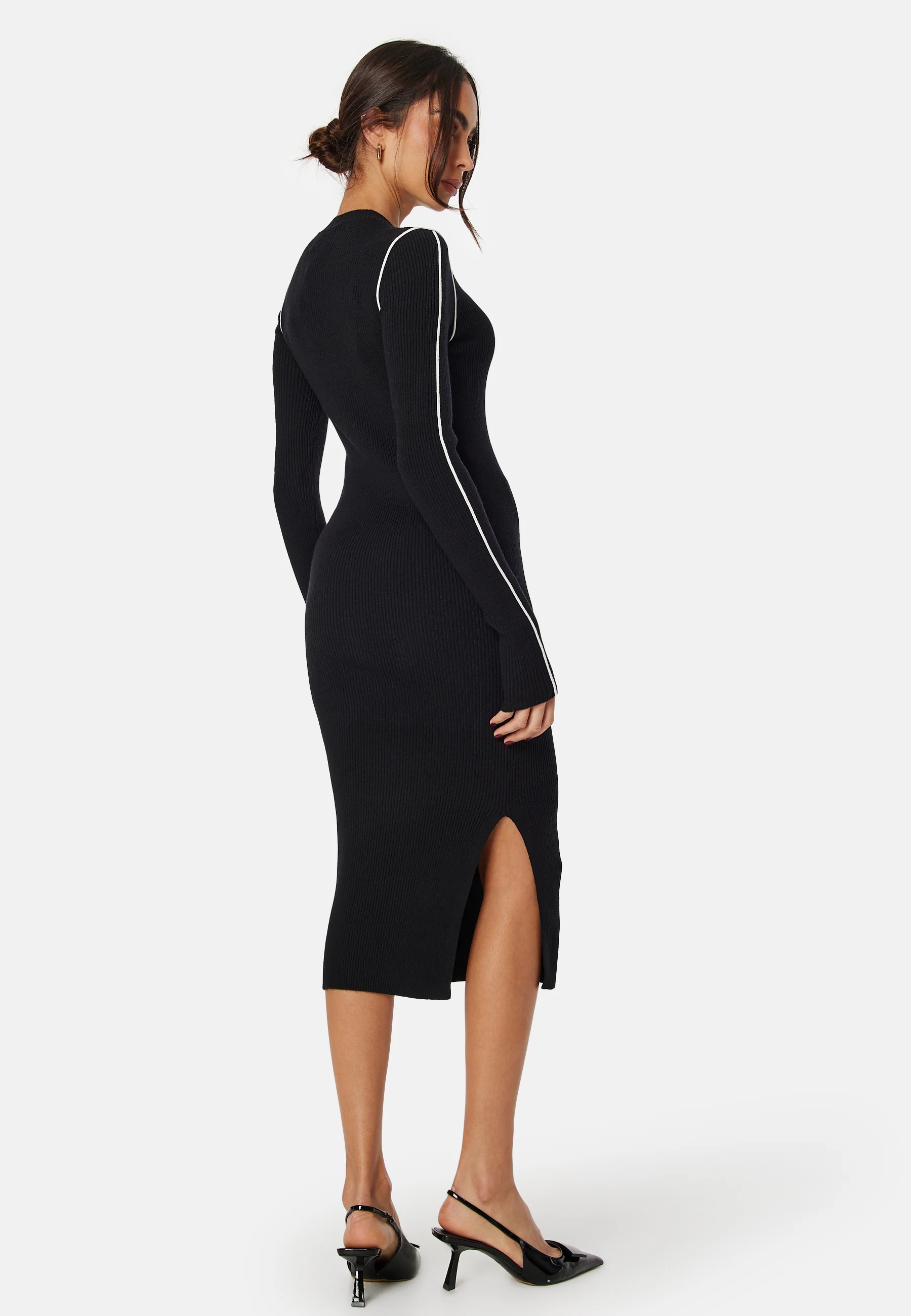 Falke Slim Piping Knit Dress - Image 3