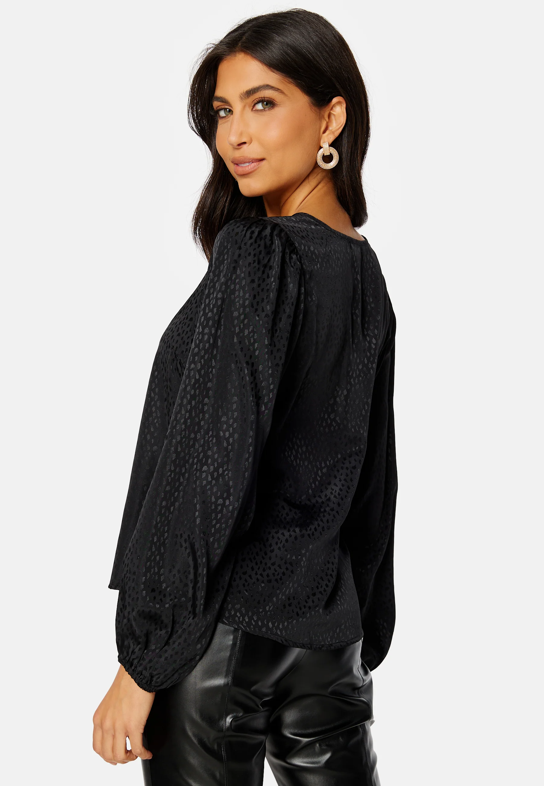 Fallon Jacquard Blouse - Image 3