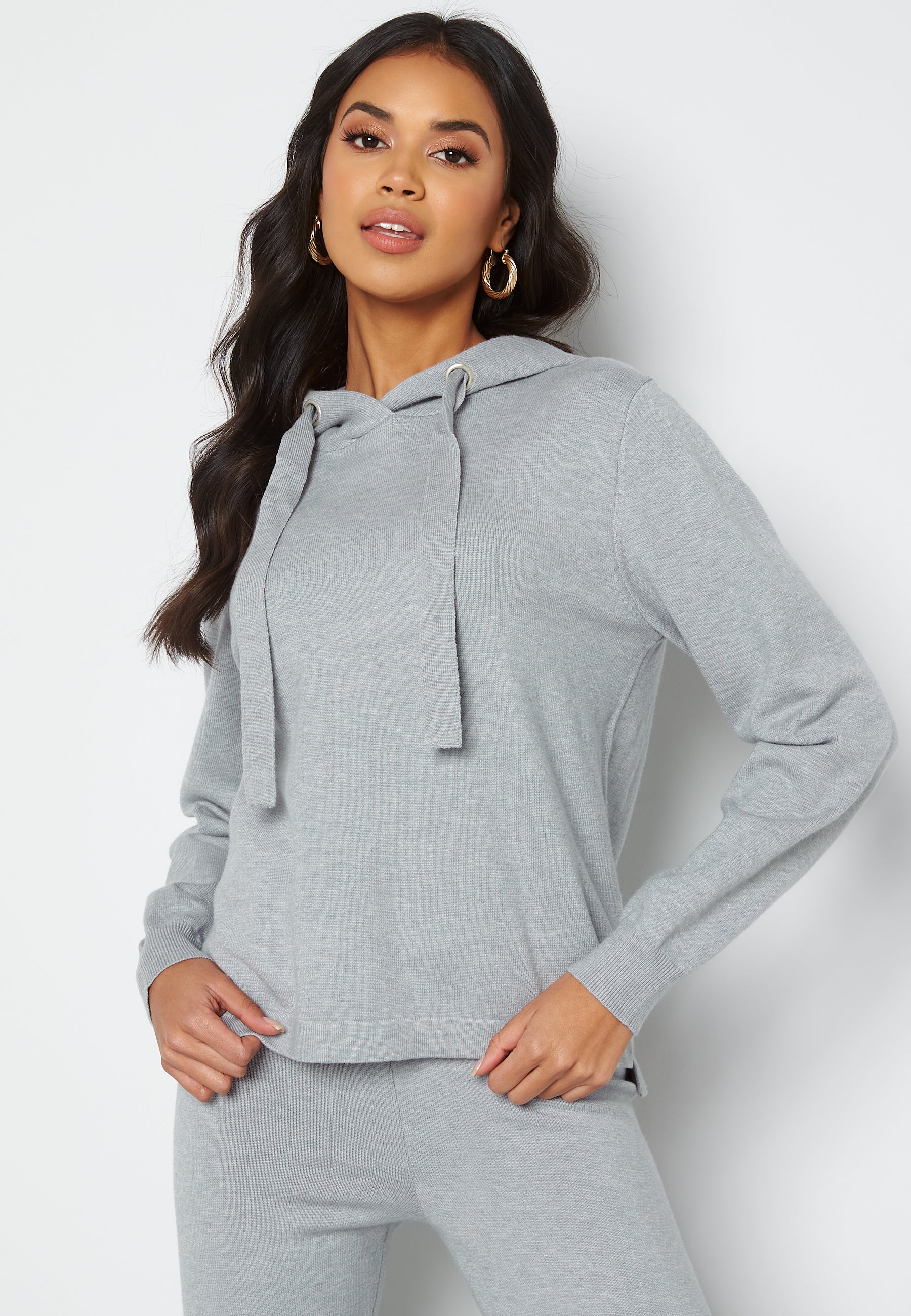 Fame LS Hoodie Knit - Image 2