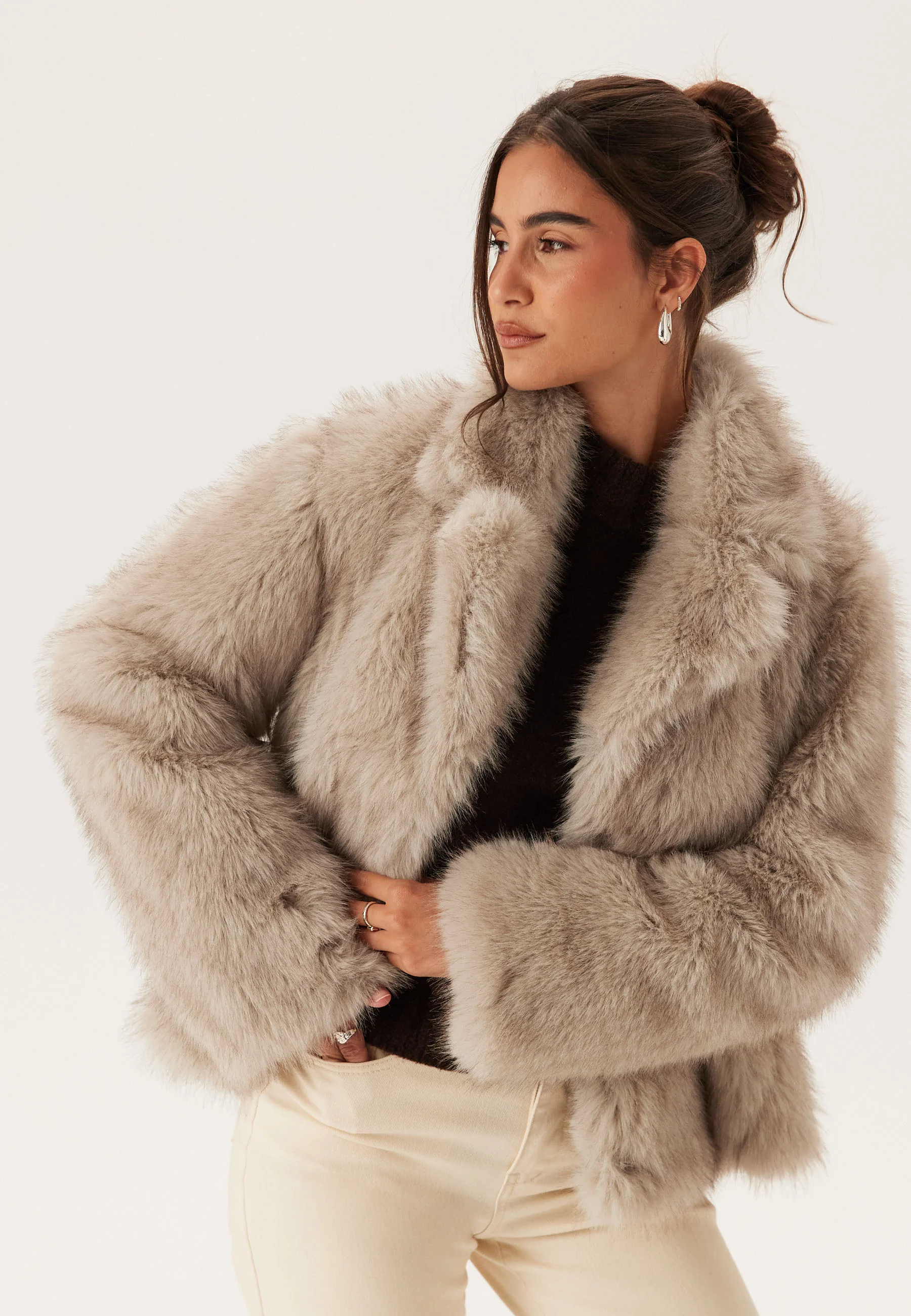 Faux Fur Jacket - Image 3