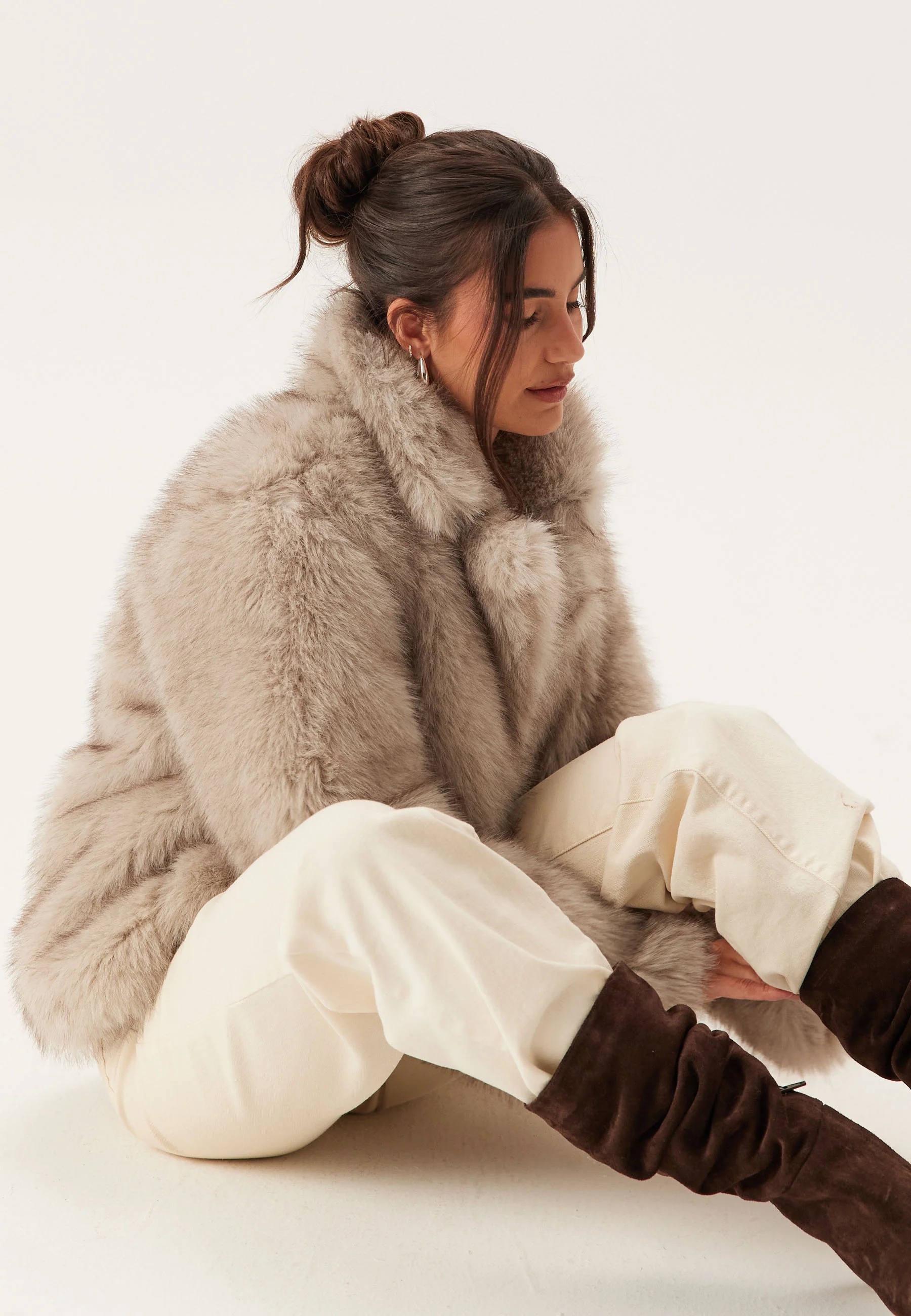 Faux Fur Jacket - Image 9