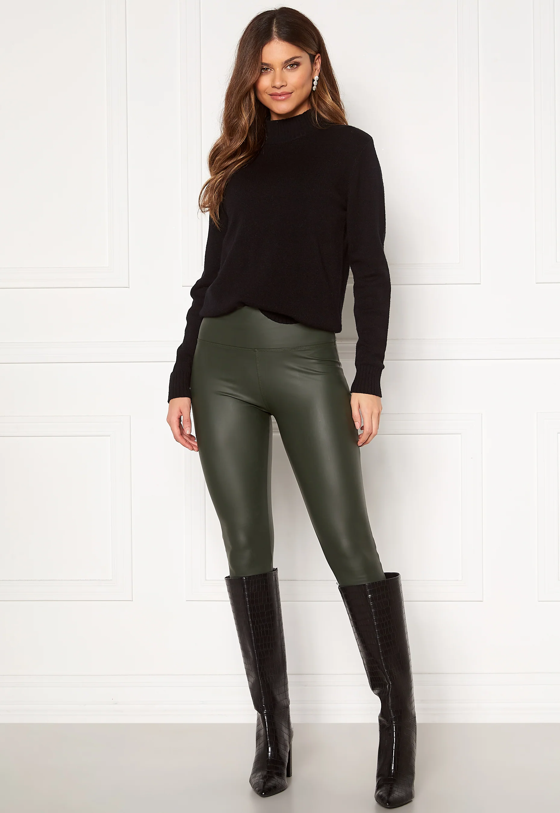 Faux Leather PU Legging - Image 2