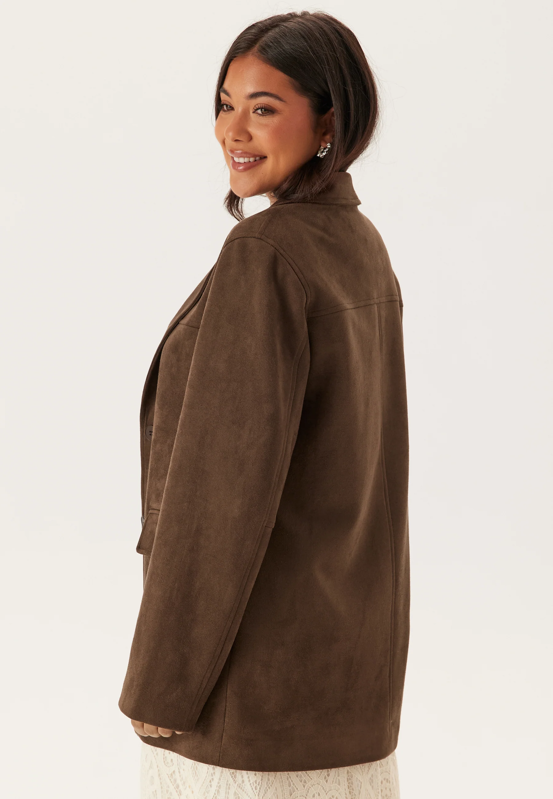 Faux Suede Jacket - Image 5