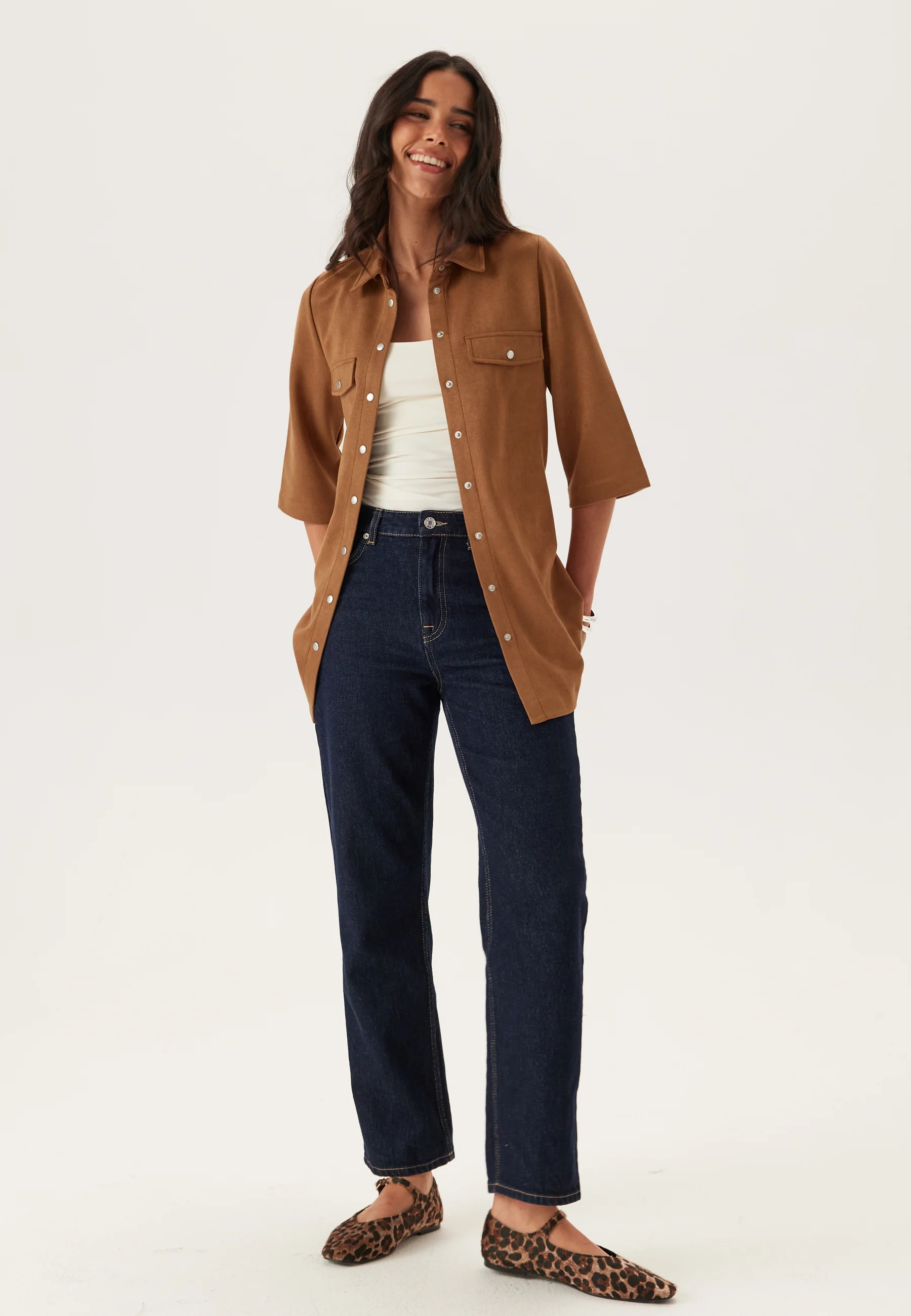 Faux Suede Shirt - Image 4