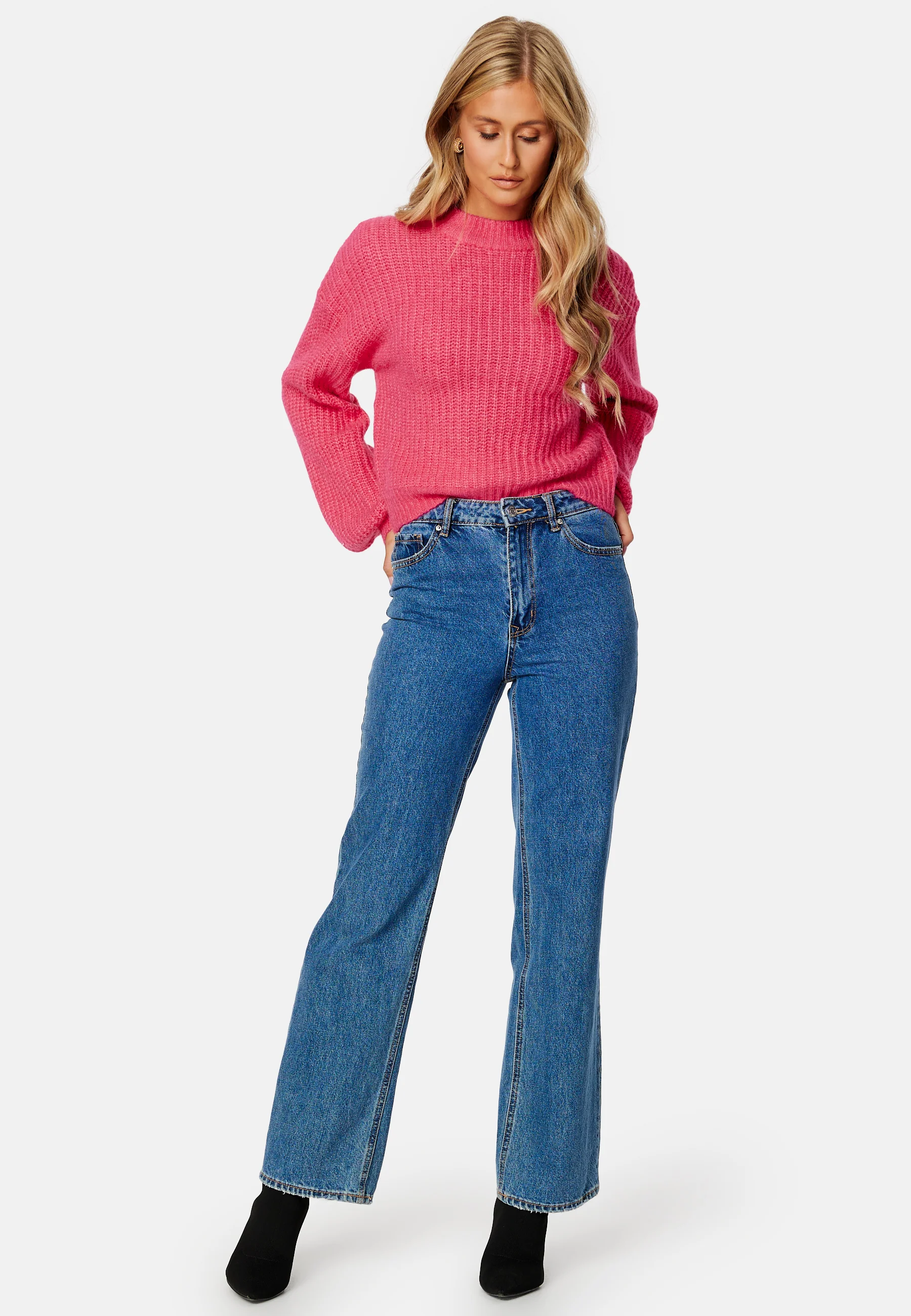 Felo L/S Cropped Knit Top - Image 3