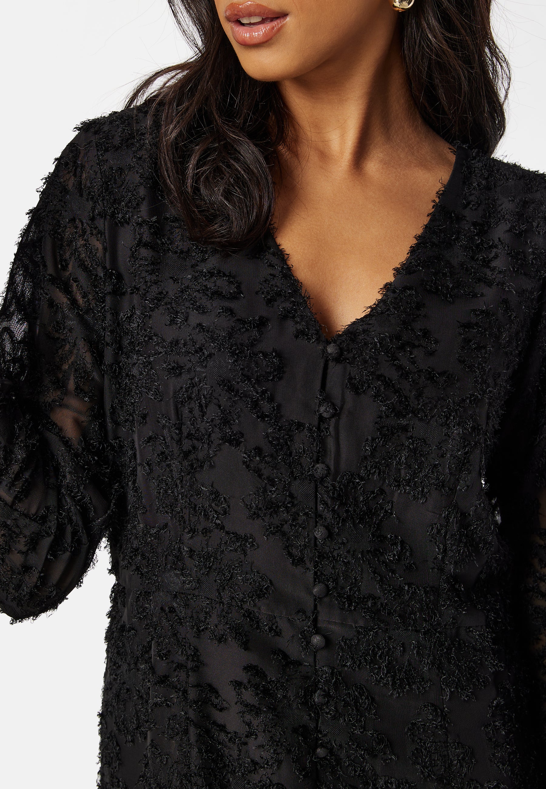 Fina LS Short Dress - Image 4