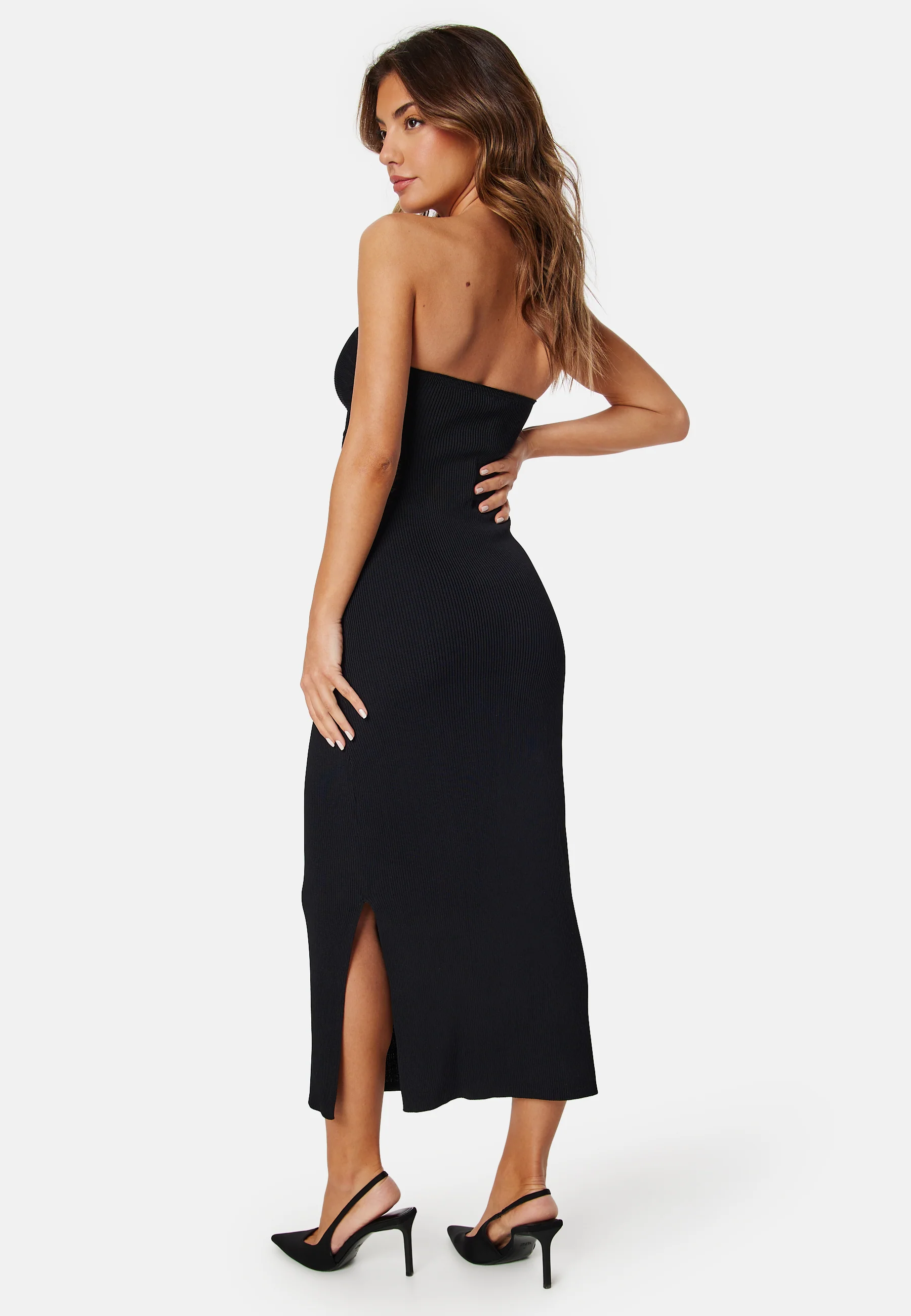 Fine Knitted Bustier Dress - Image 3