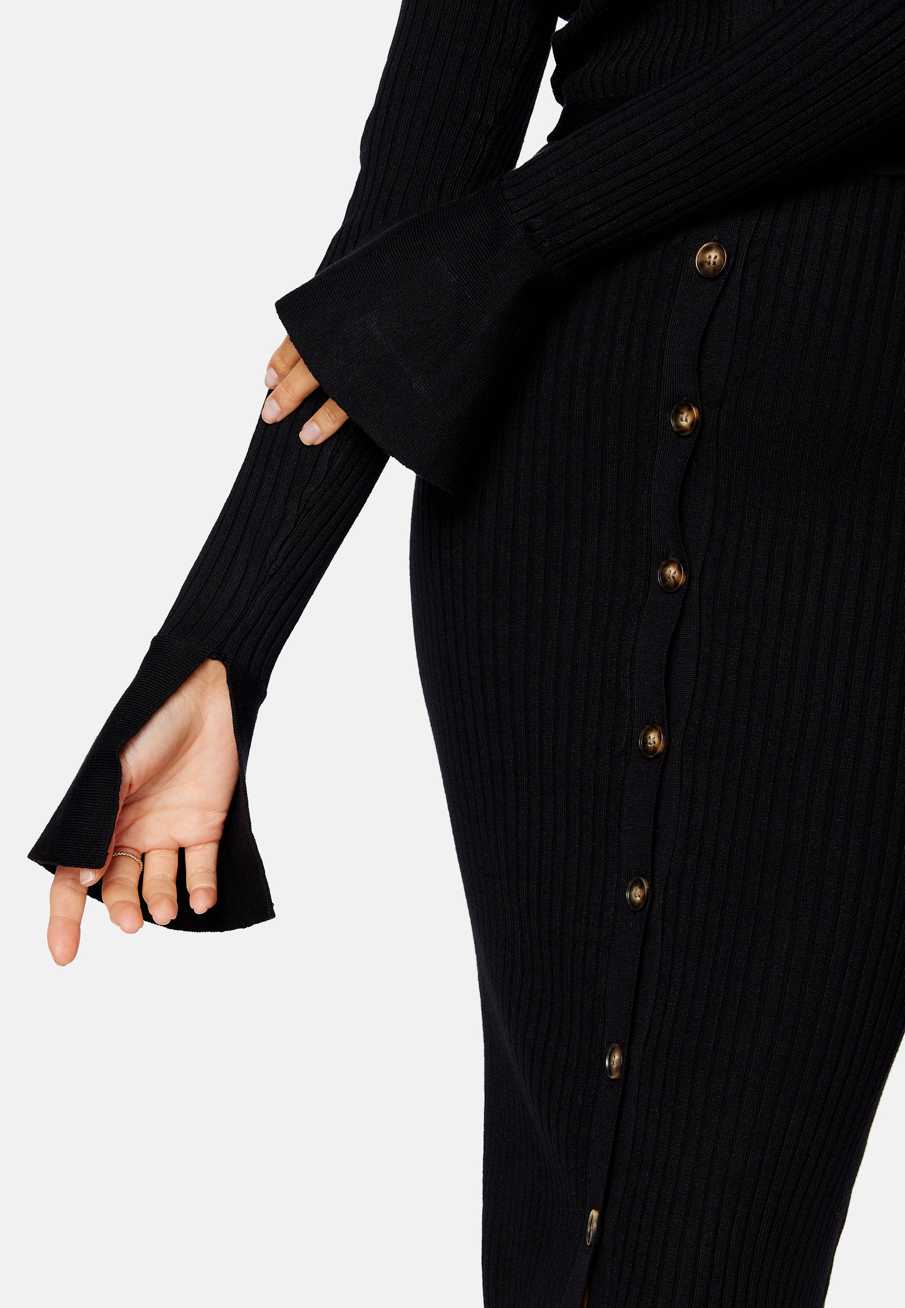 Fine Knitted Cardigan Dress - Image 3
