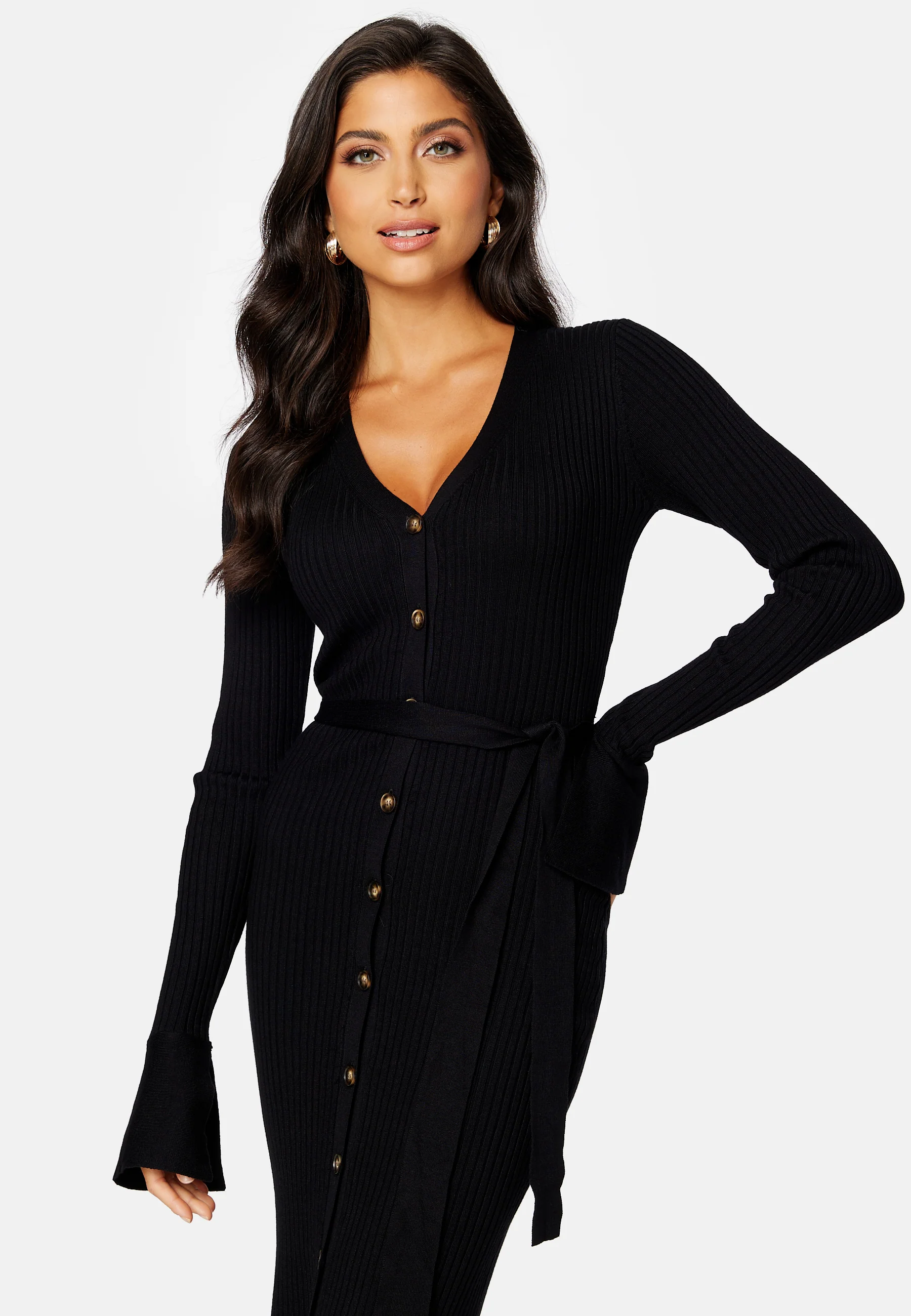 Fine Knitted Cardigan Dress - Image 5