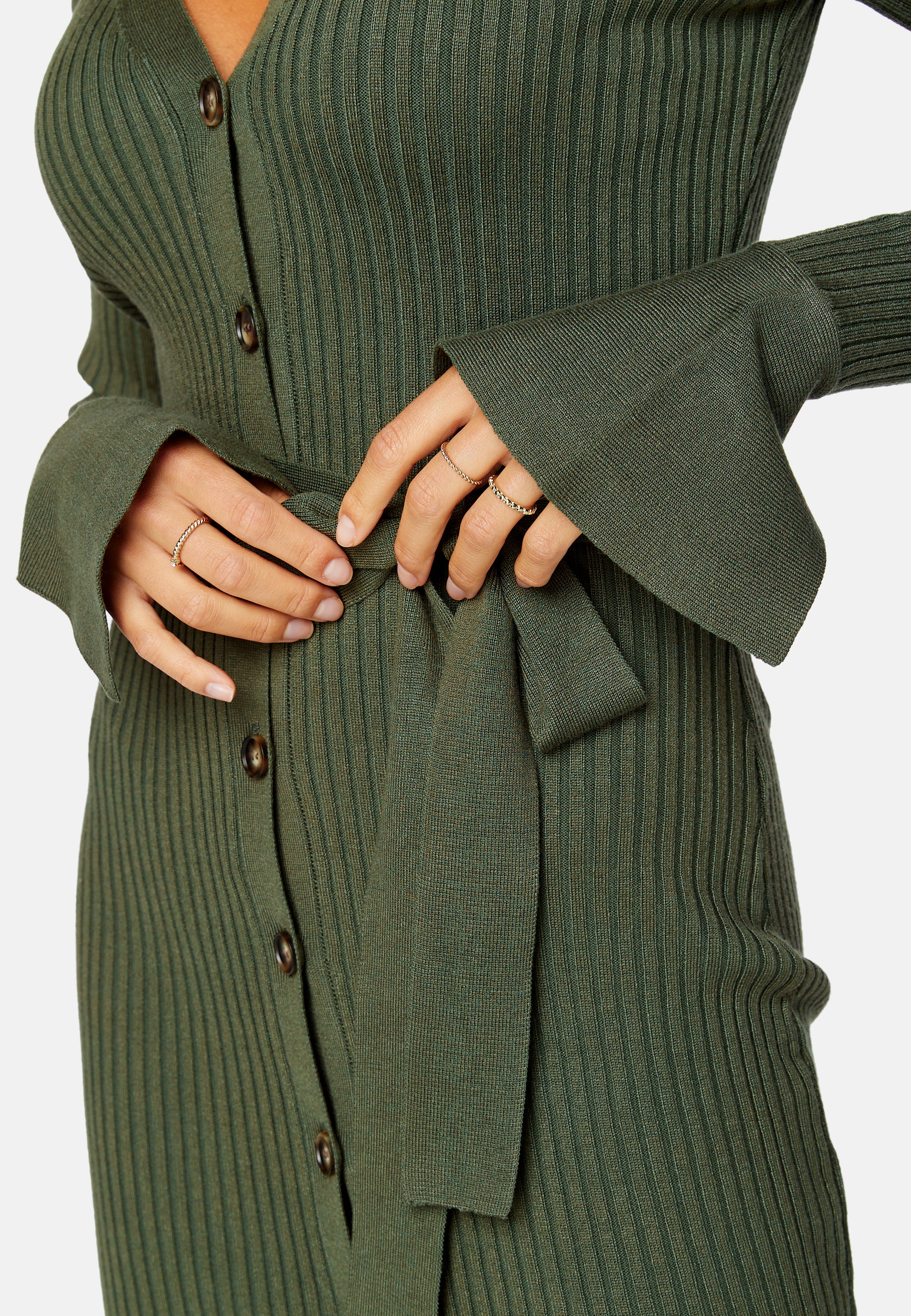 Fine Knitted Cardigan Dress - Image 3