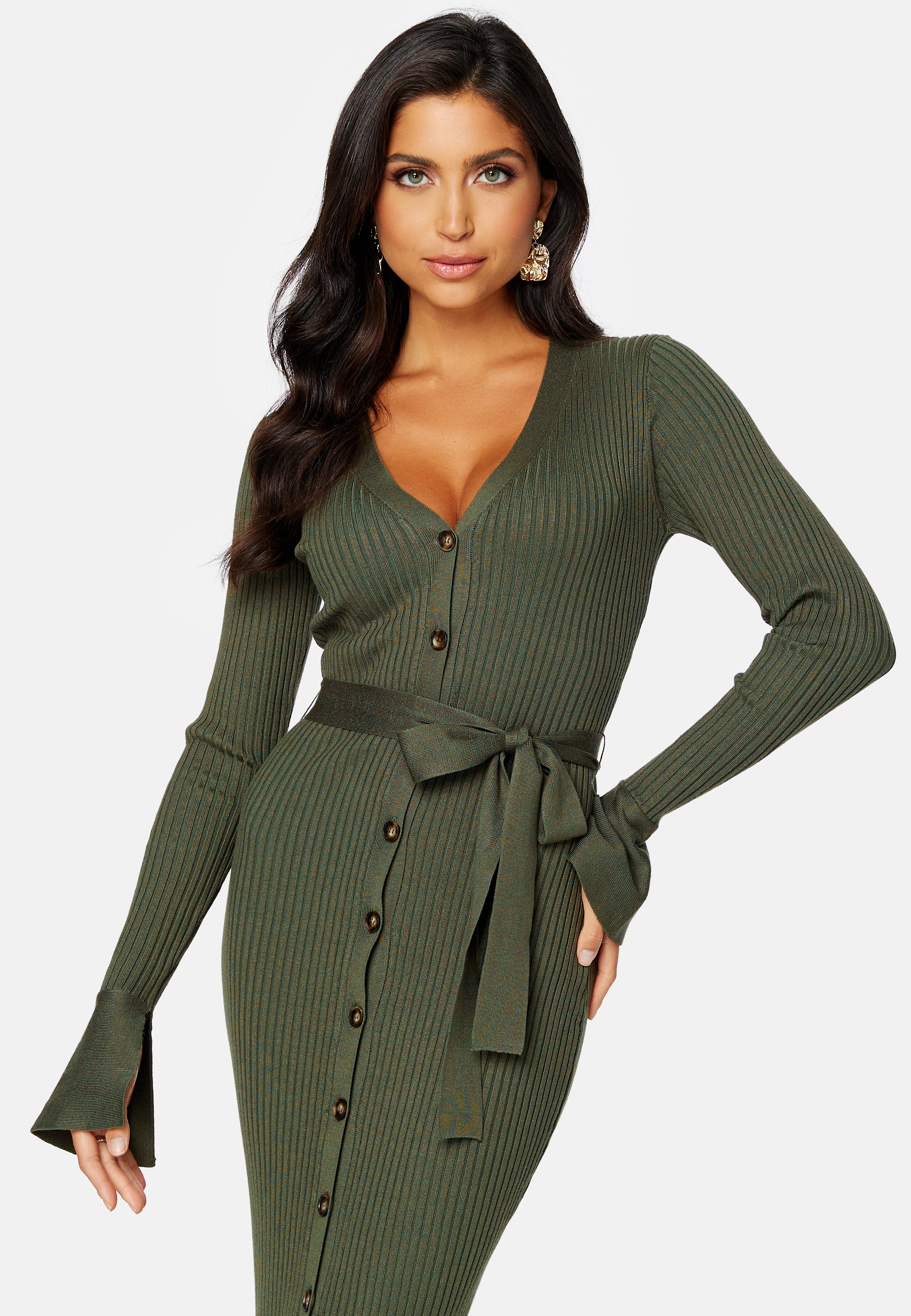 Fine Knitted Cardigan Dress - Image 5