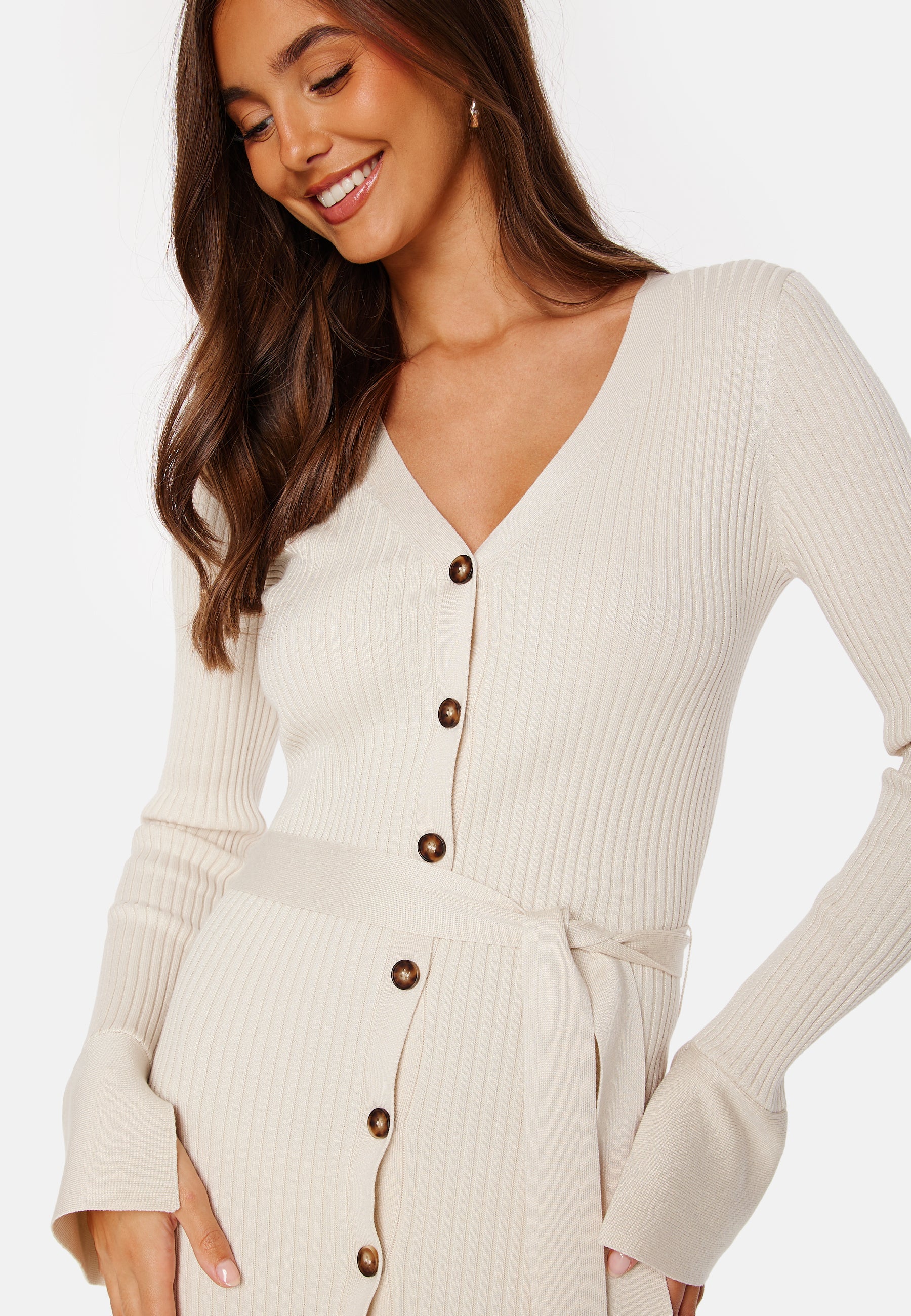 Fine Knitted Cardigan Dress - Image 3