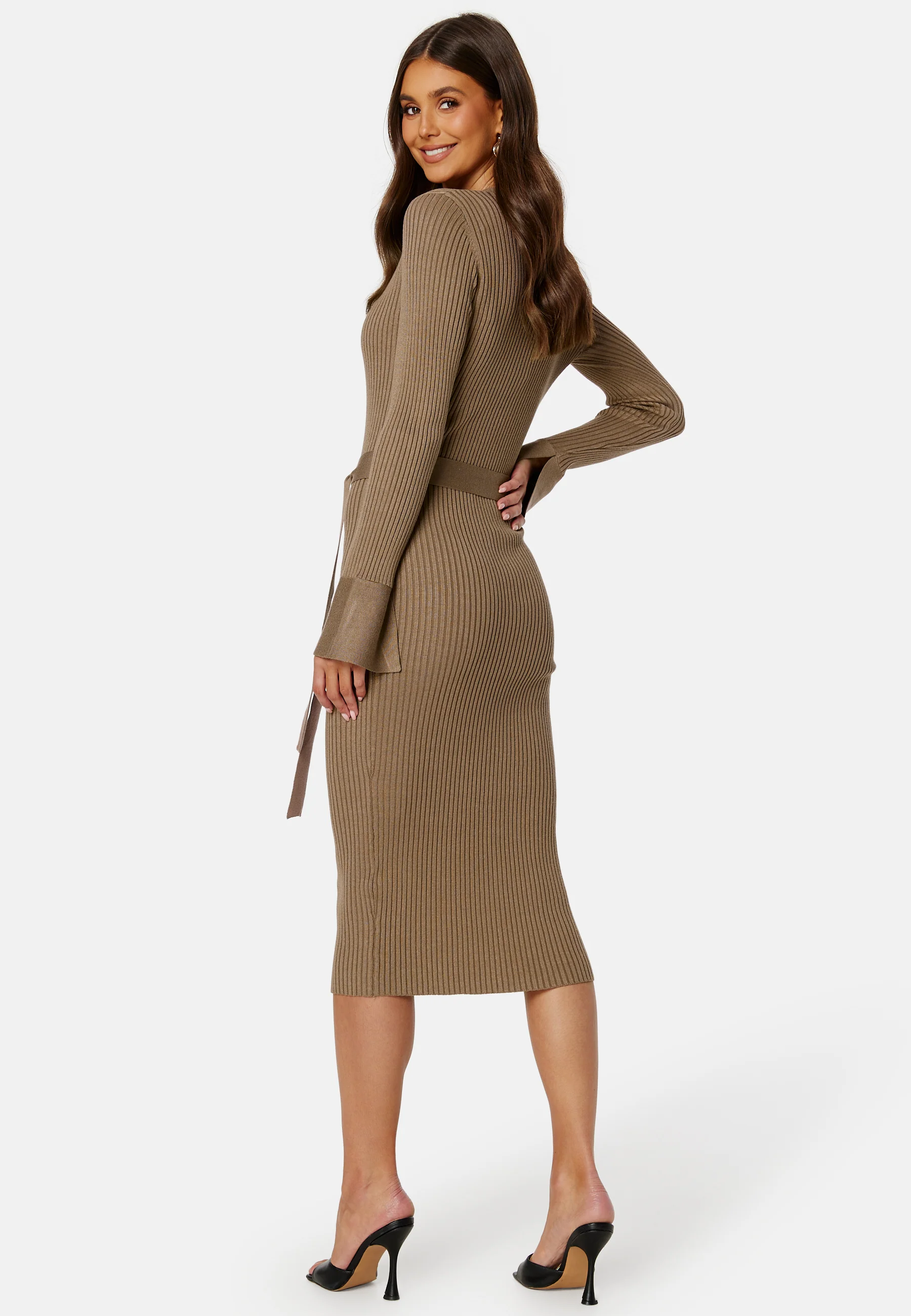 Fine Knitted Cardigan Dress - Image 2