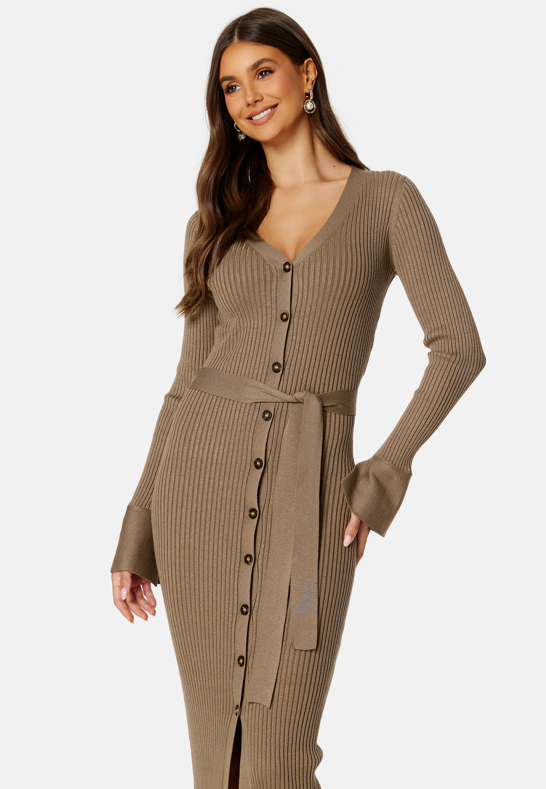 Fine Knitted Cardigan Dress - Image 3