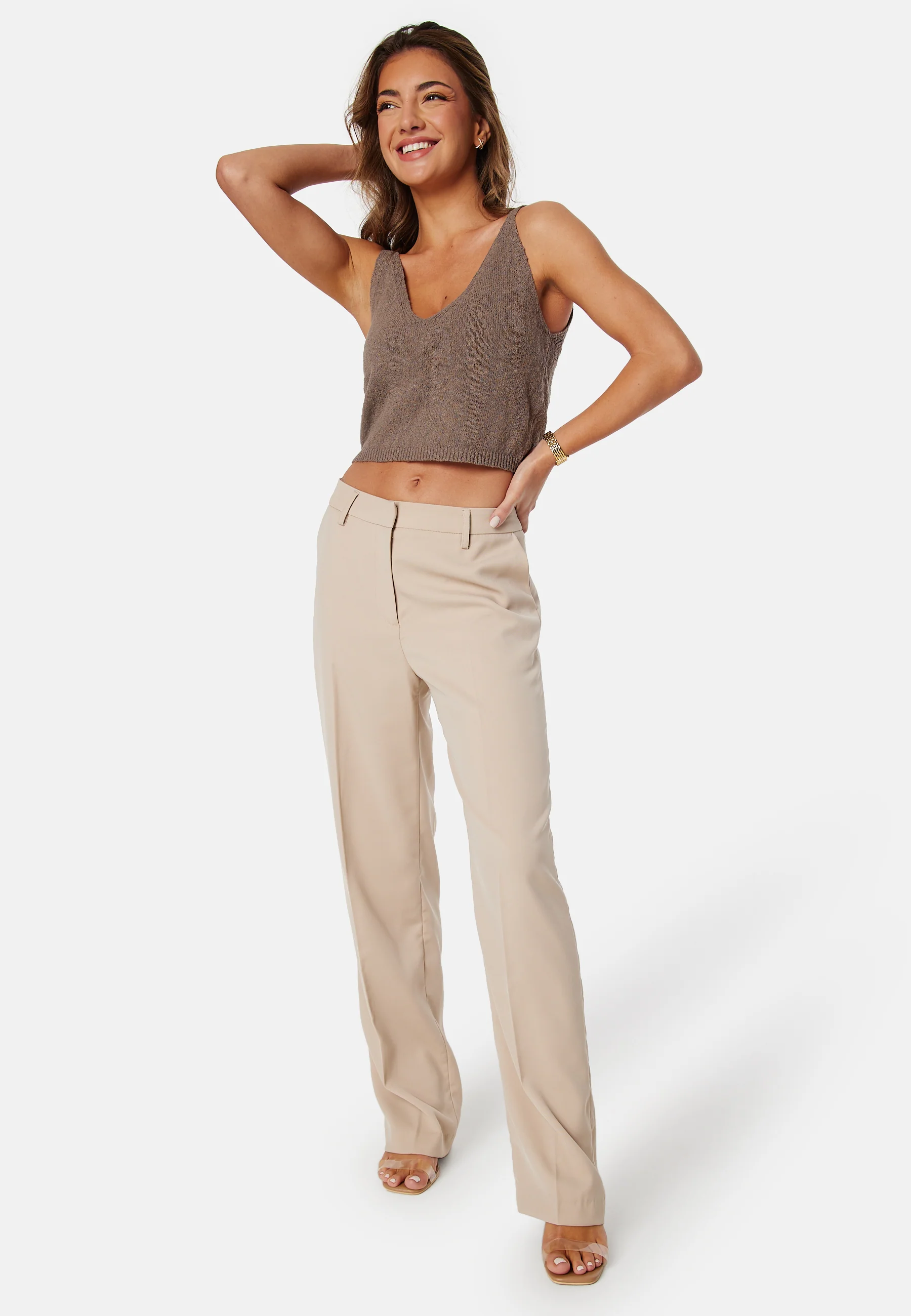 Fine Knitted Crop Top - Image 4