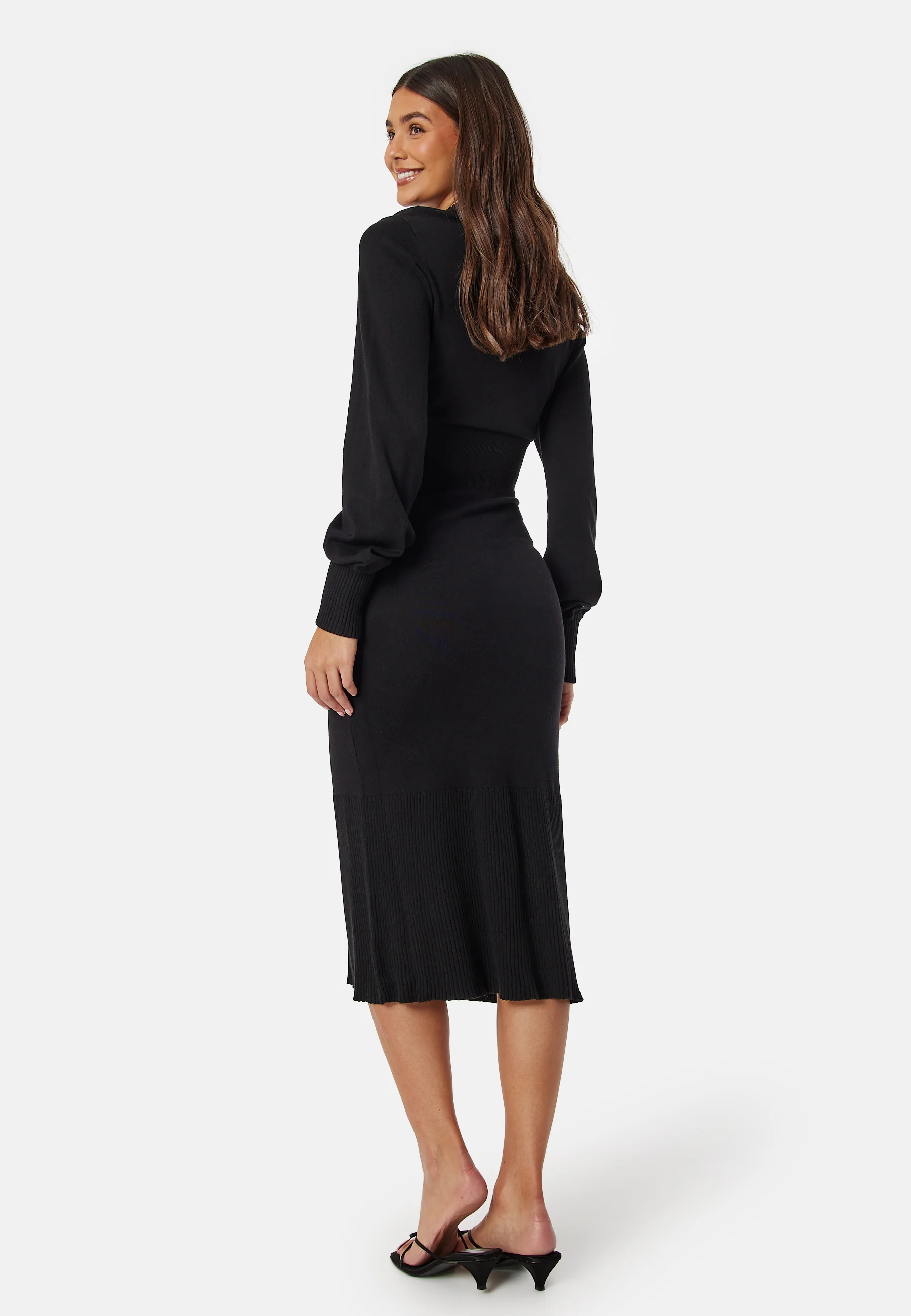 Fine Knitted Turtle Neck Dress - Image 2
