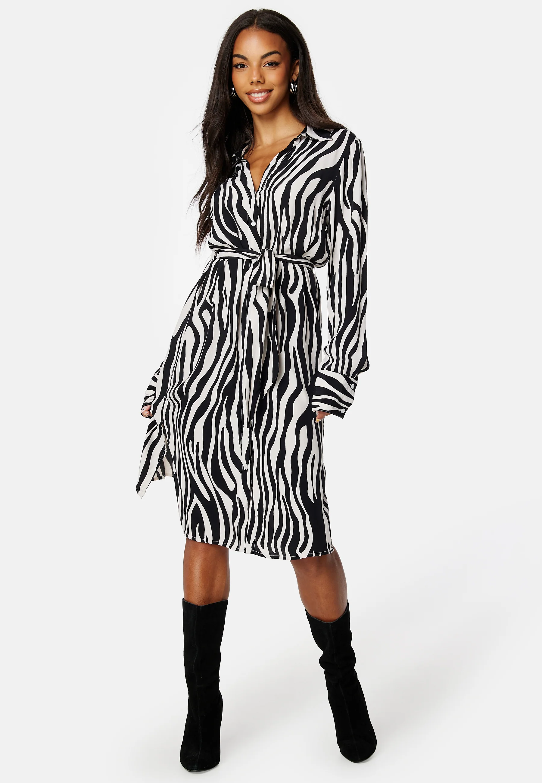 Fini L/S Midi Shirt Dress - Image 2