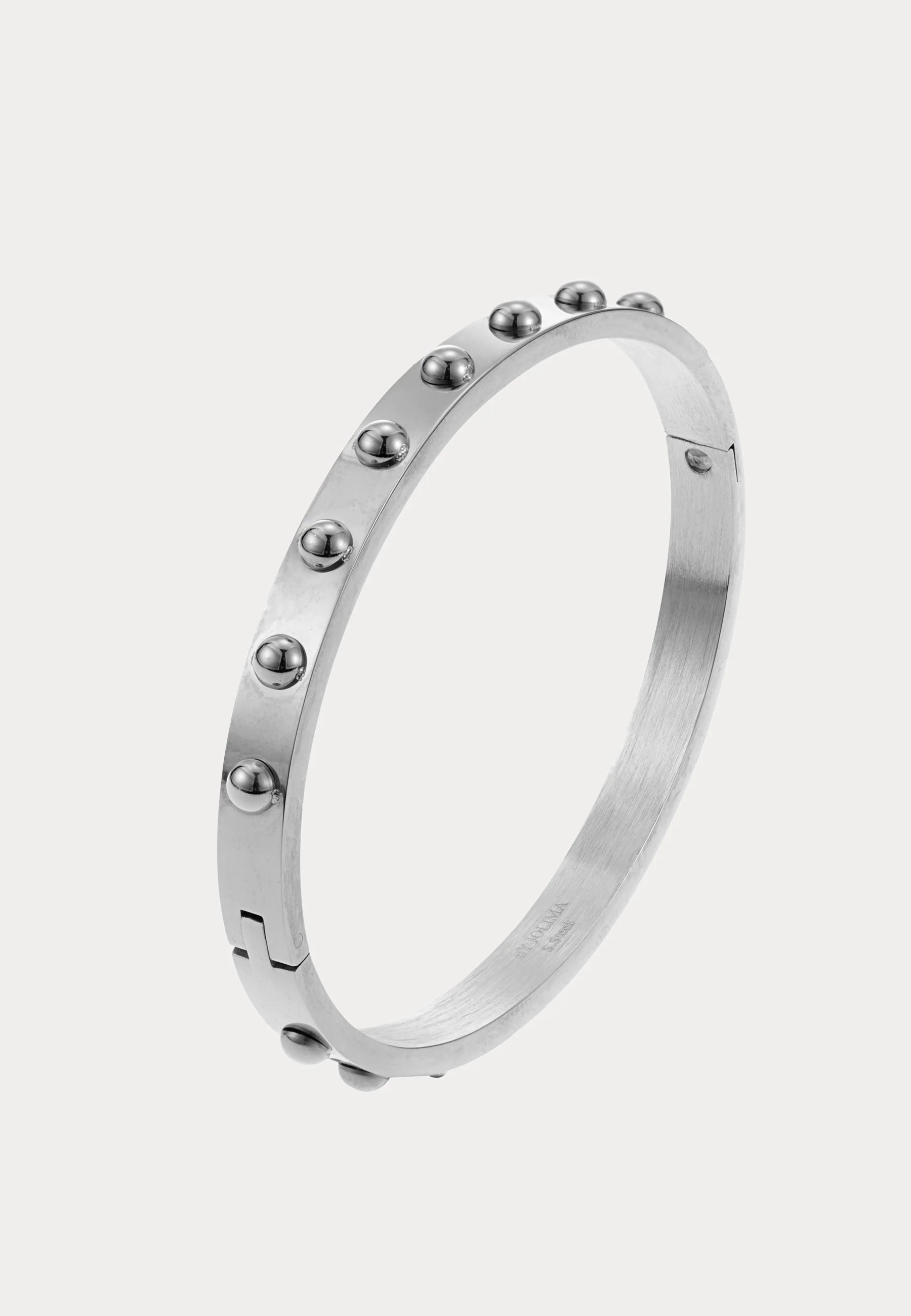 Fiona Dot Bangle Steel - Image 3