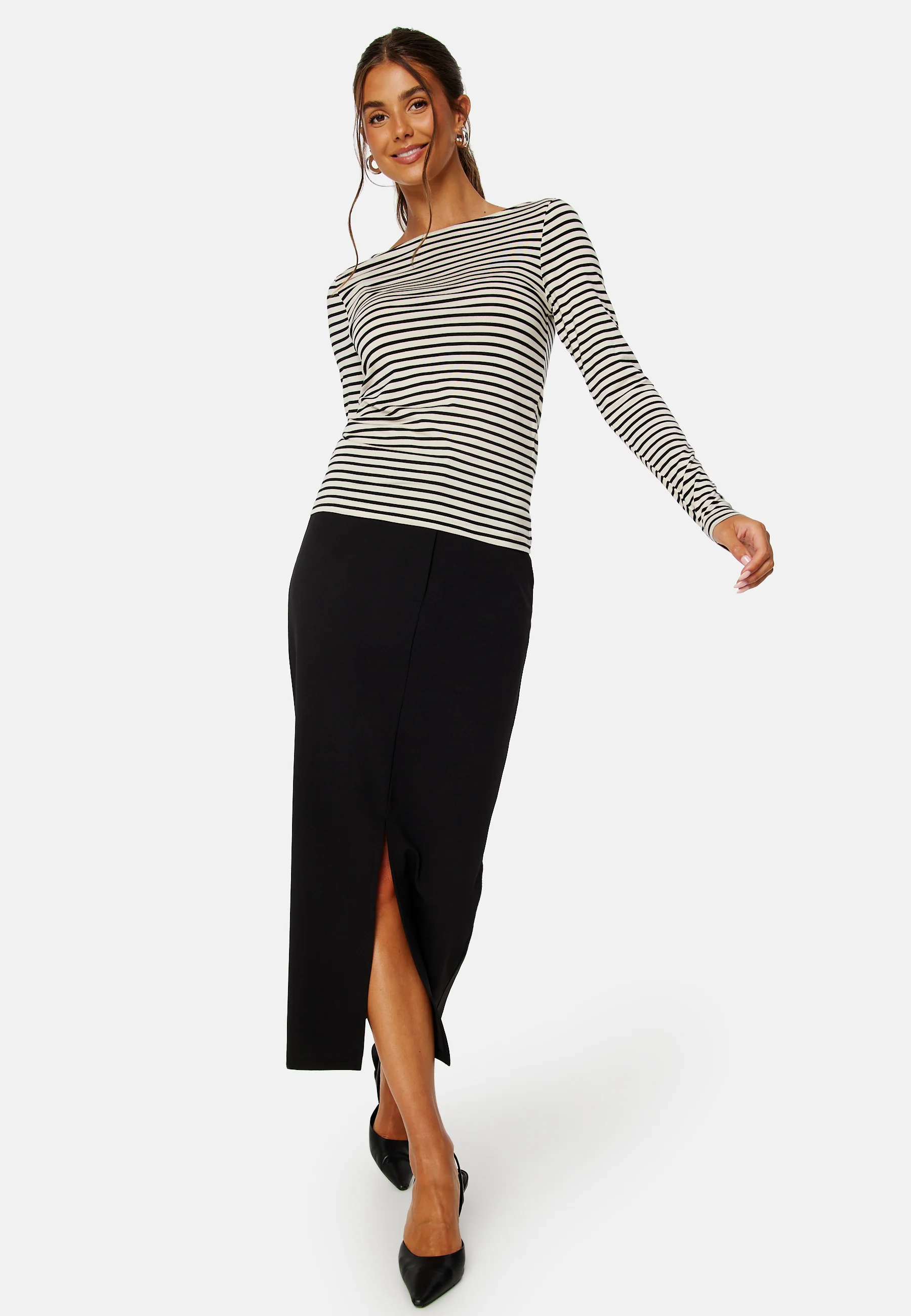 Fiona LS Boatneck Top - Image 2