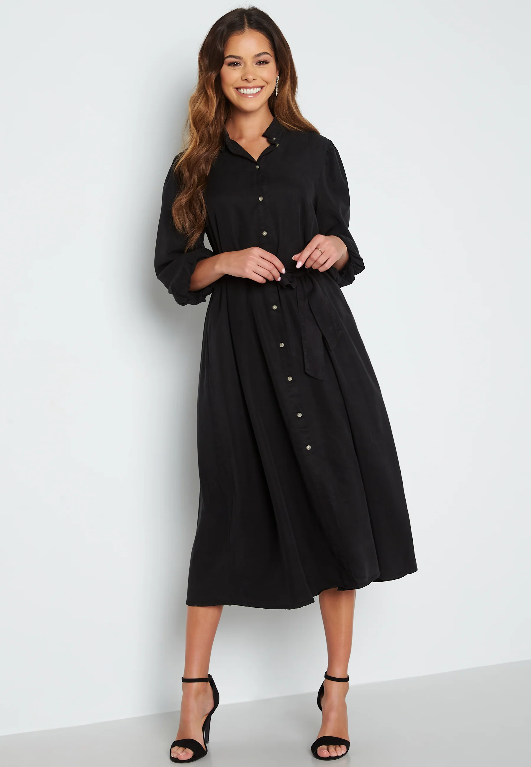 Flor Midi Shirt Dress