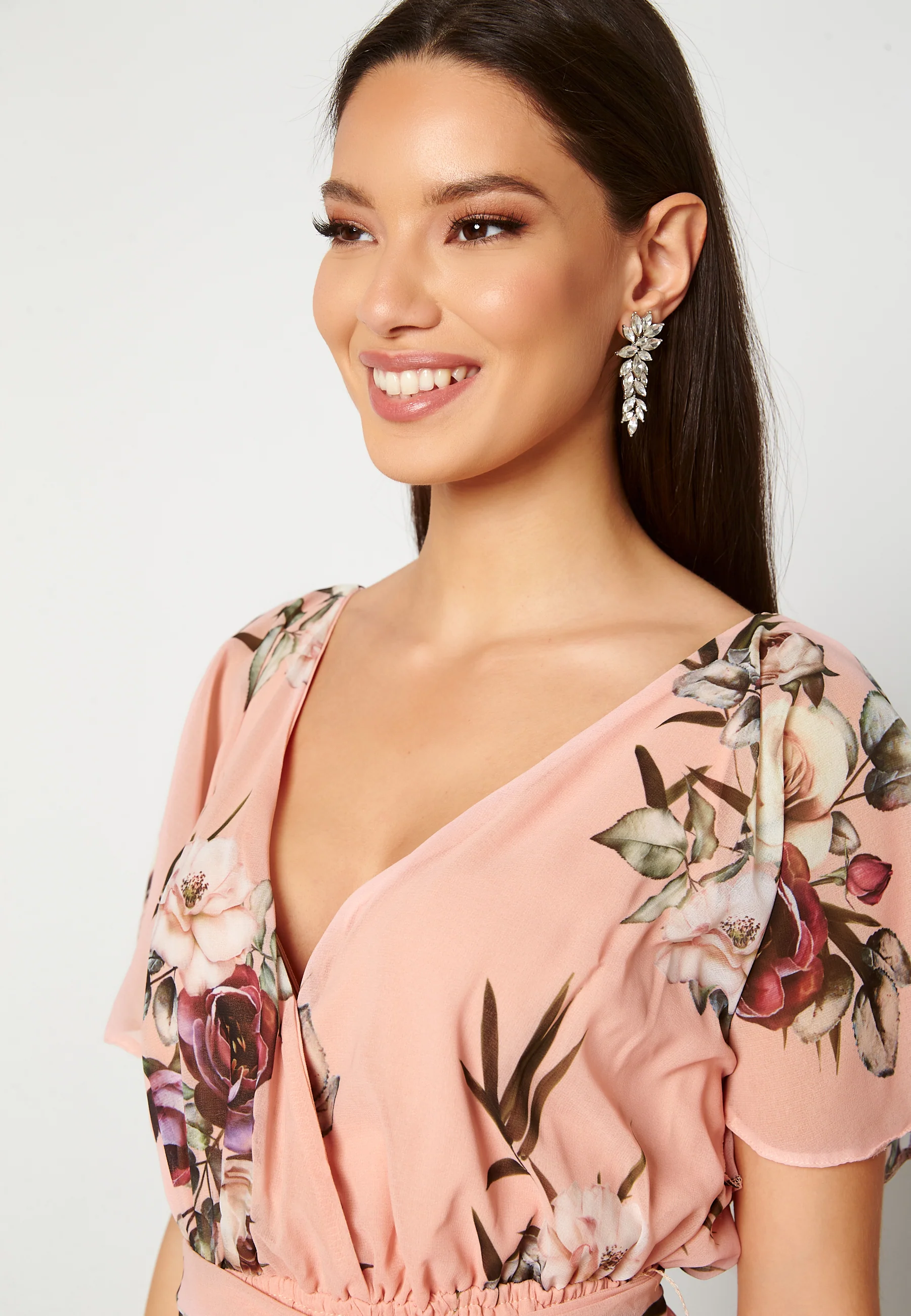Floral Flutter Skater Dress - Image 4