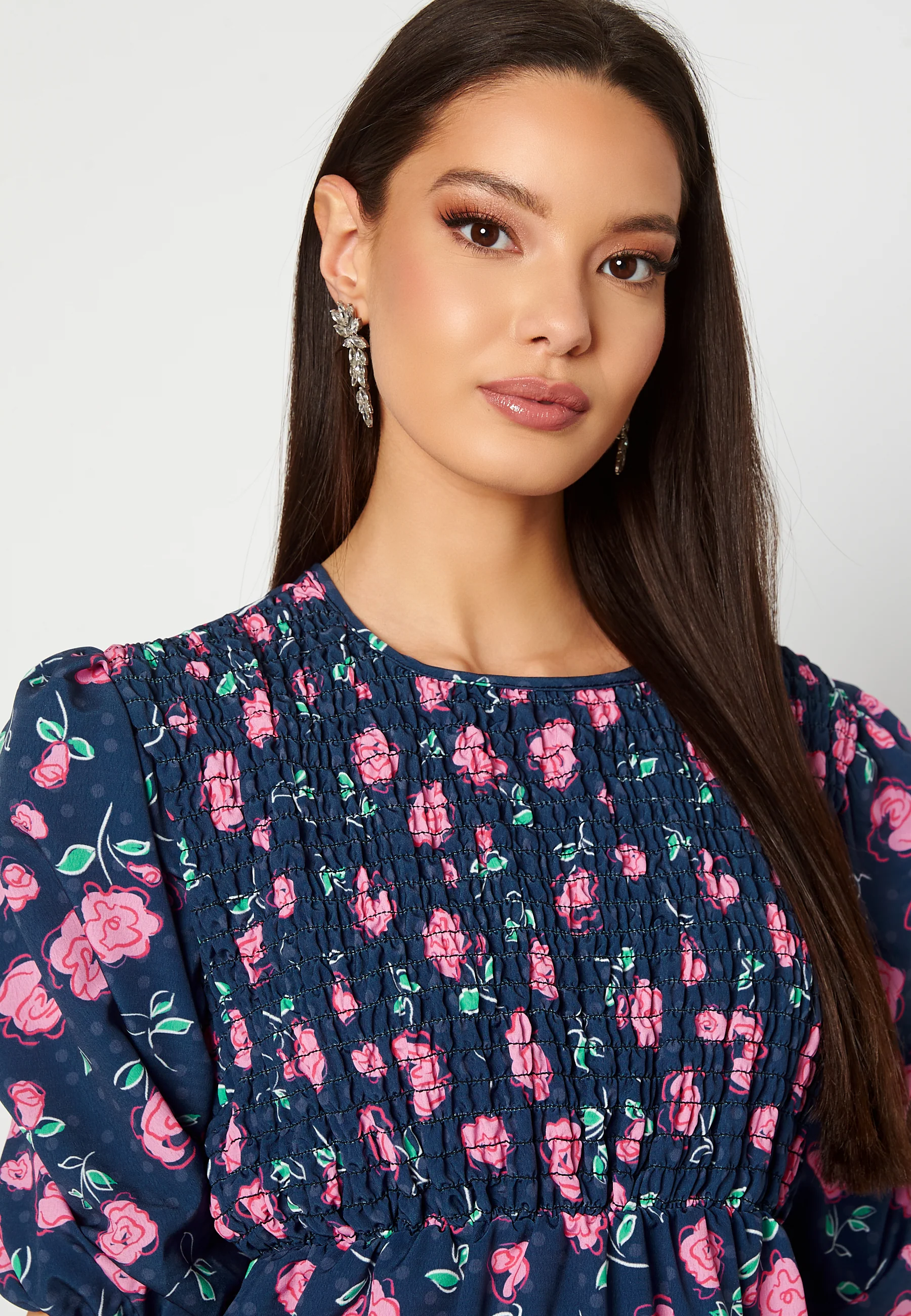 Floral Smock Midaxi Dress - Image 4
