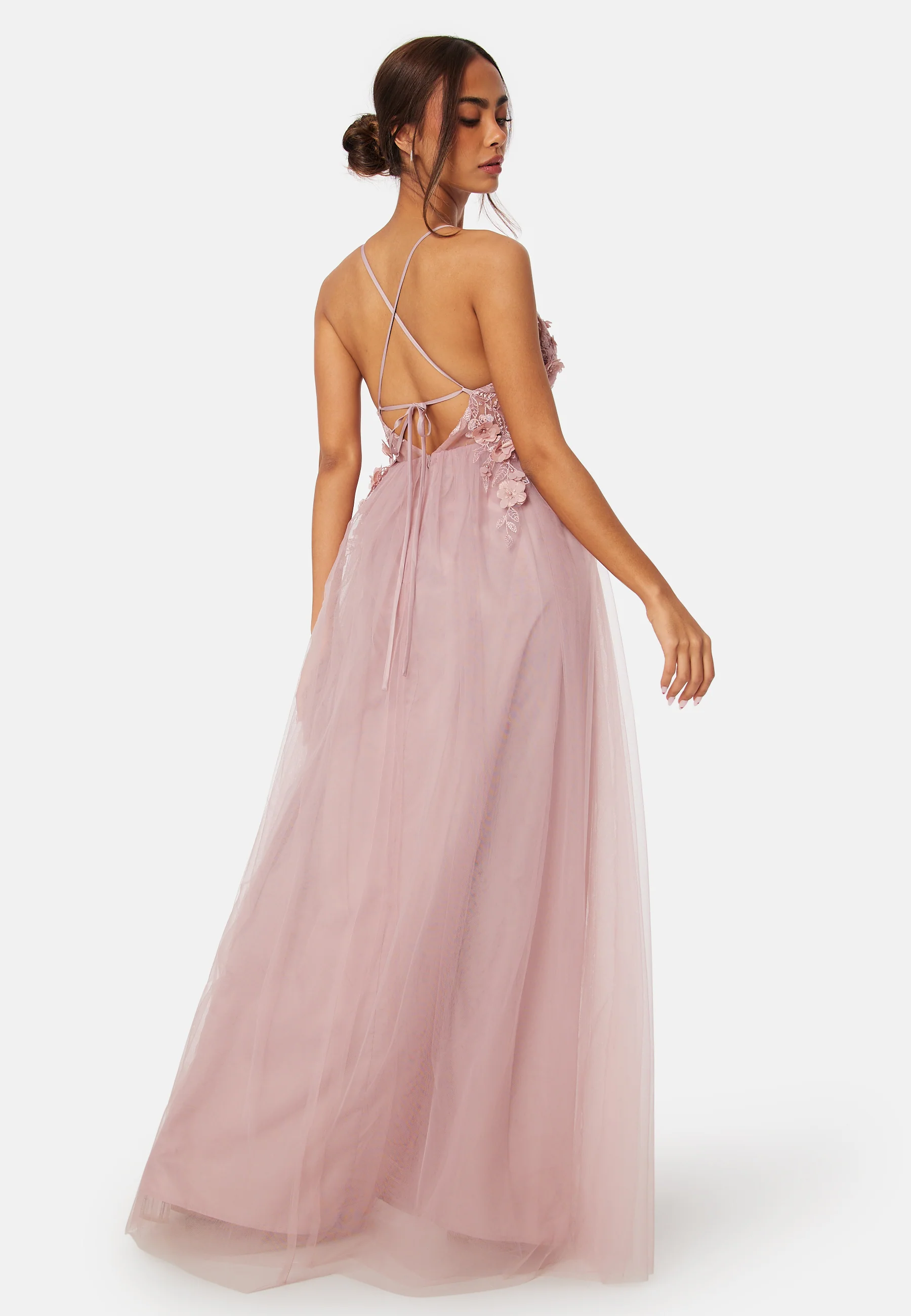 Floral tulle Gown - Image 3