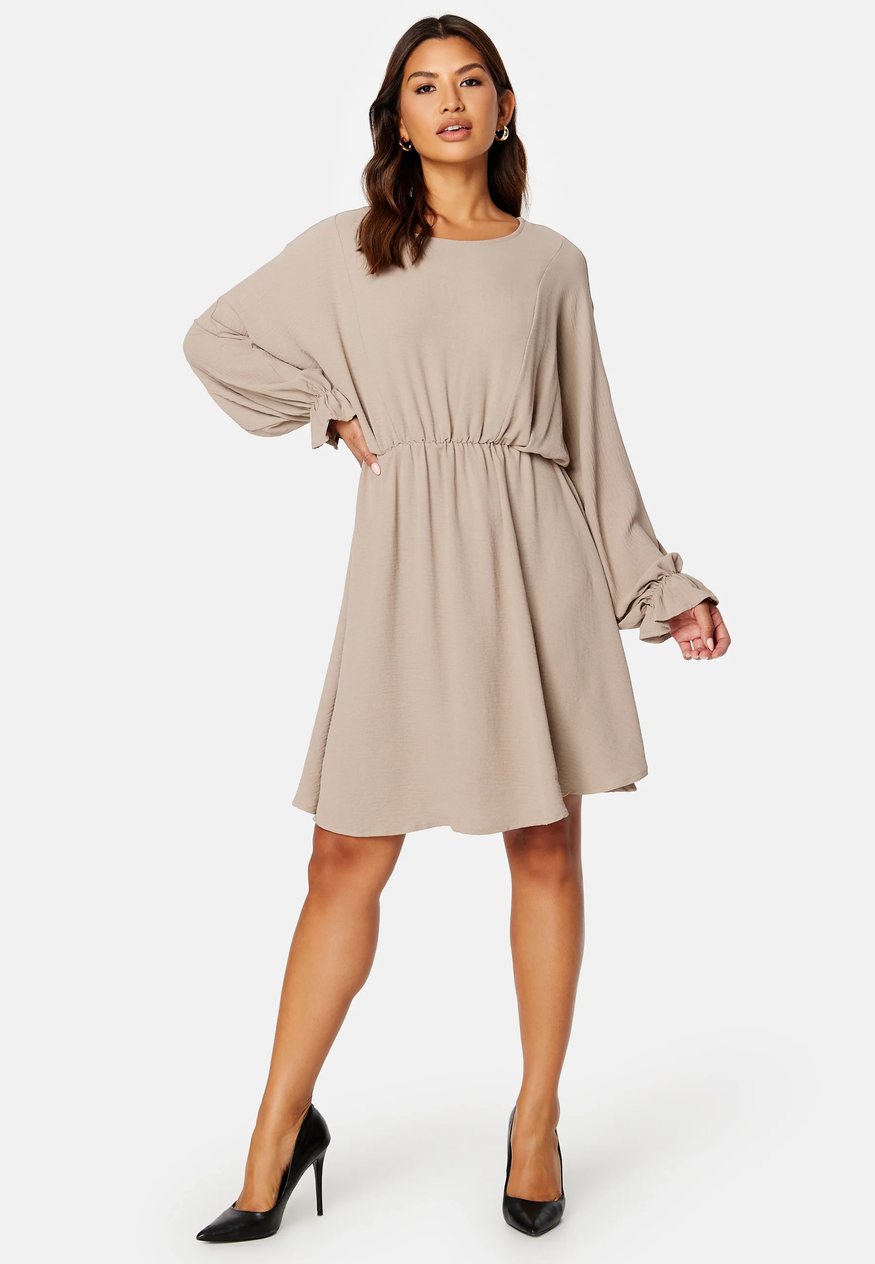 Flore LS O Neck Dress - Image 2