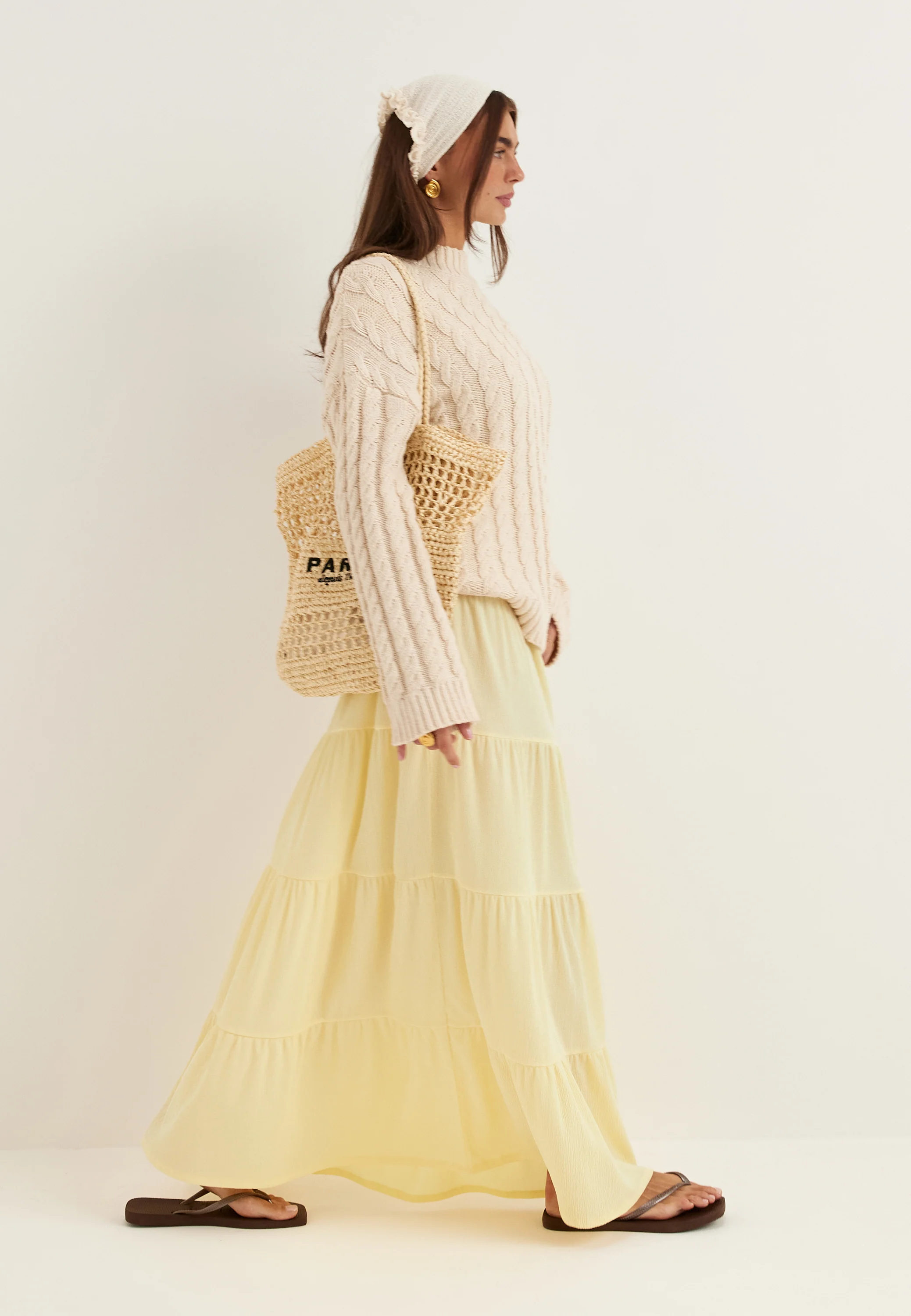 Flounce Maxi Skirt - Image 2