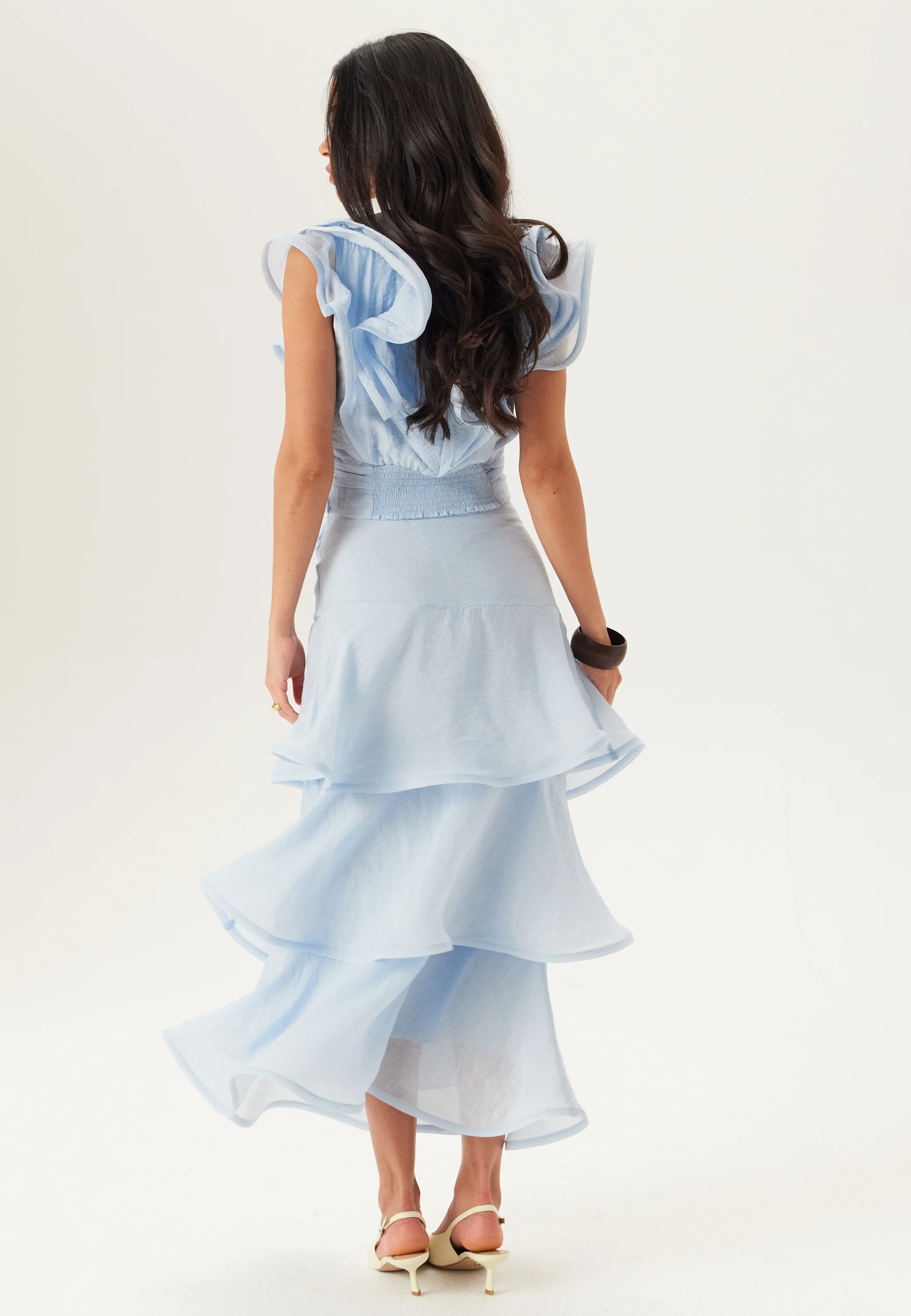 Flounce Sheer Ankle Skirt - Image 5