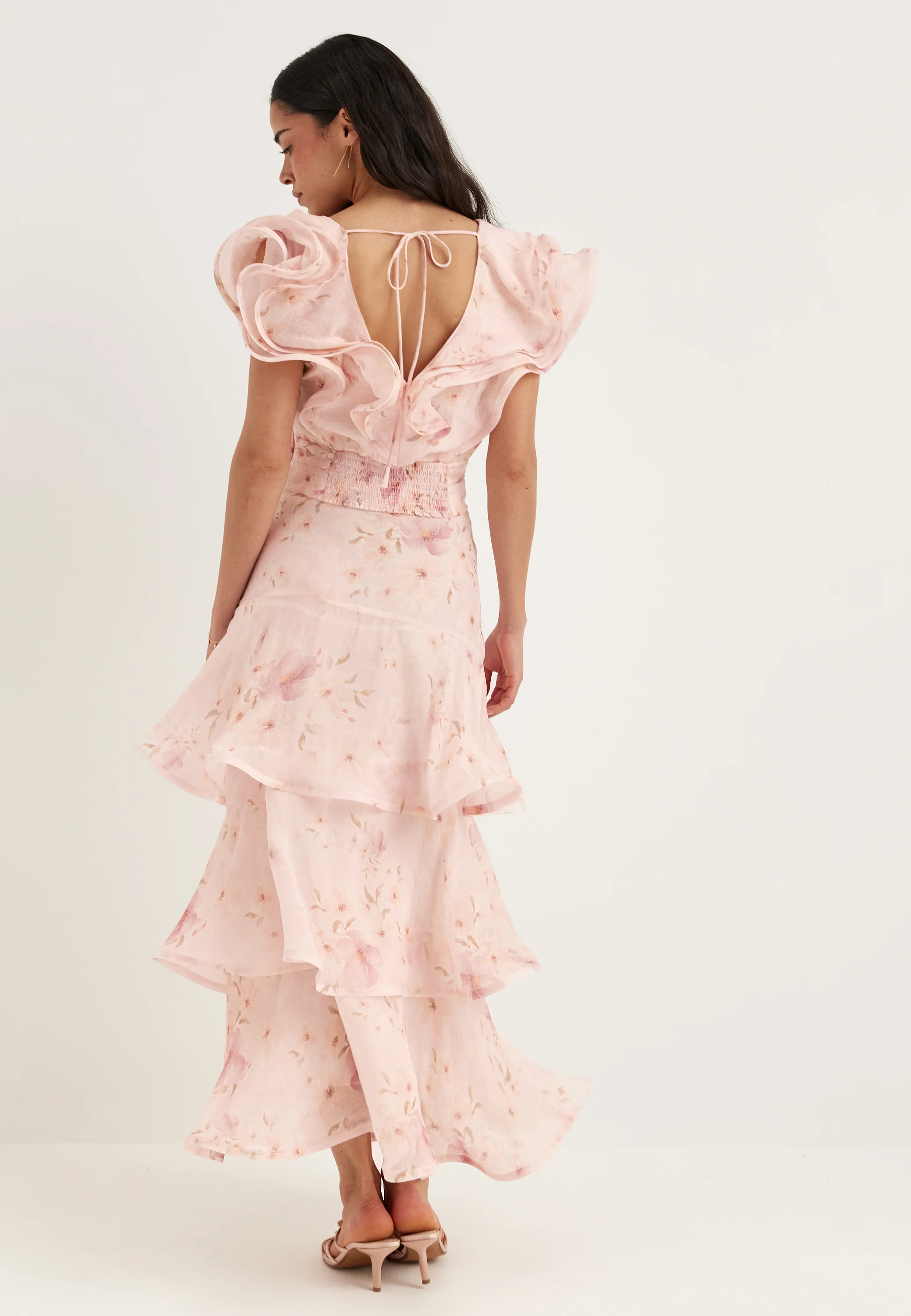 Flounce Sheer Ankle Skirt - Image 6