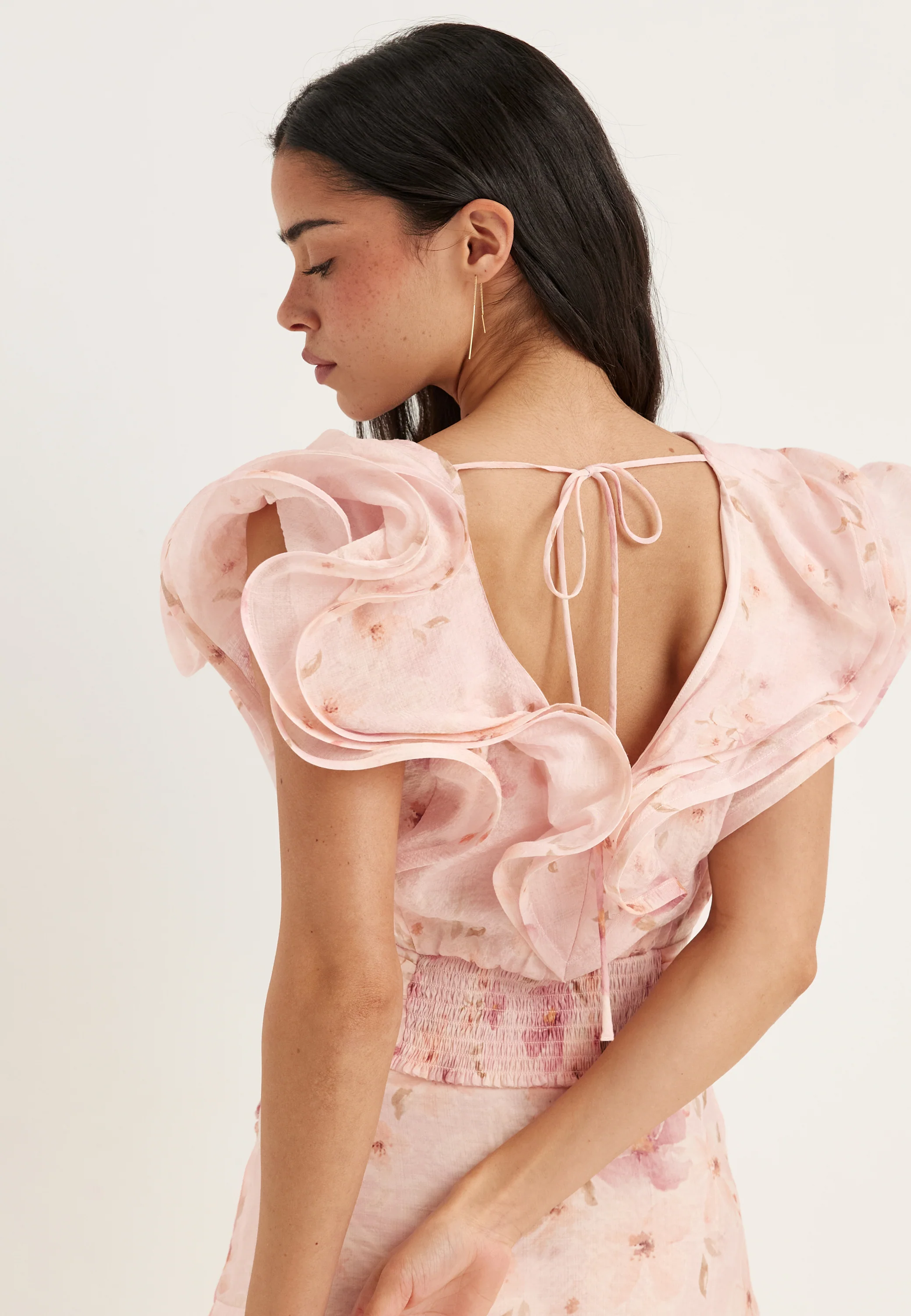 Flounce Sheer Top - Image 3